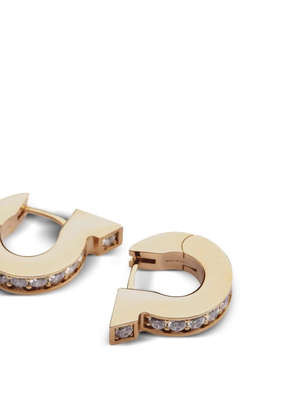 Gancini crystal-embellishment earrings