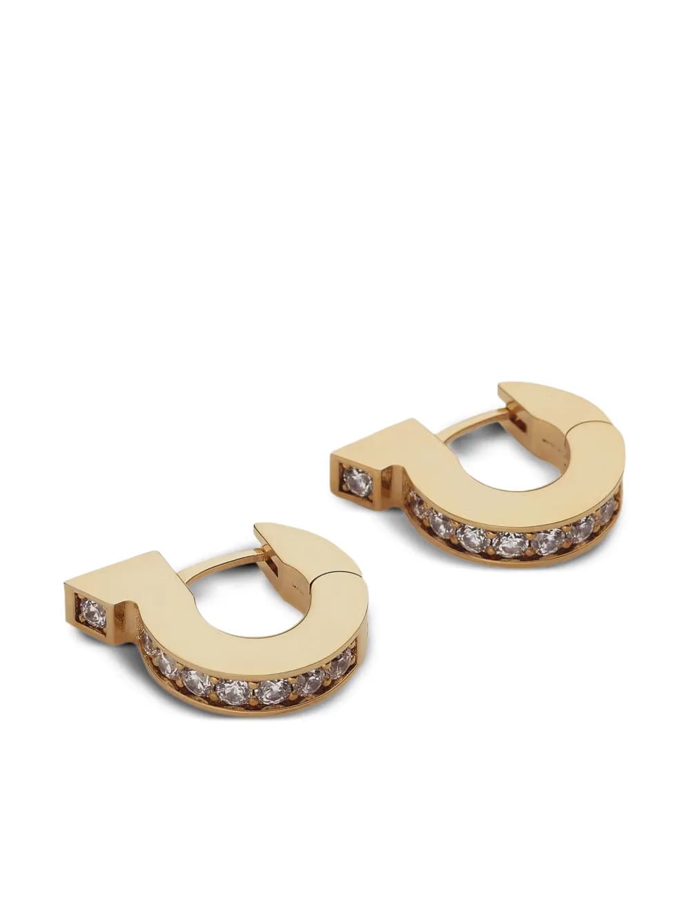 Gancini crystal-embellishment earrings