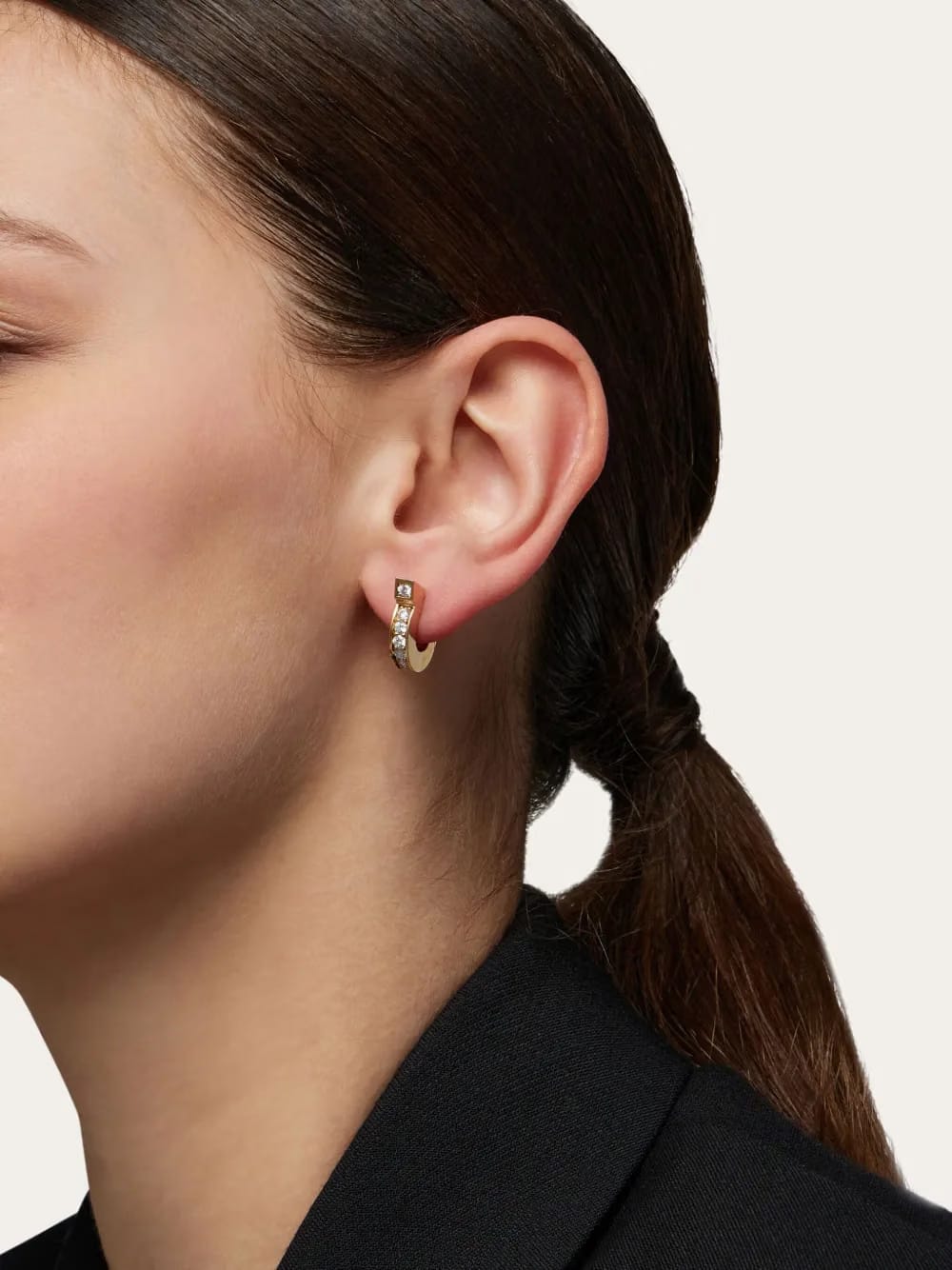 Gancini crystal-embellishment earrings
