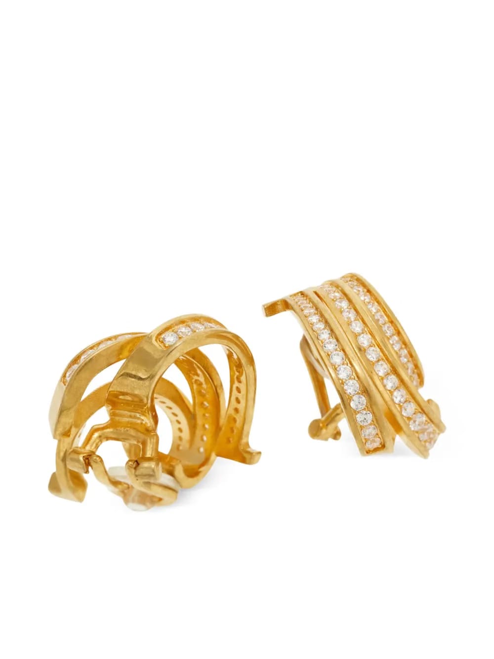 Triple Gancini earrings