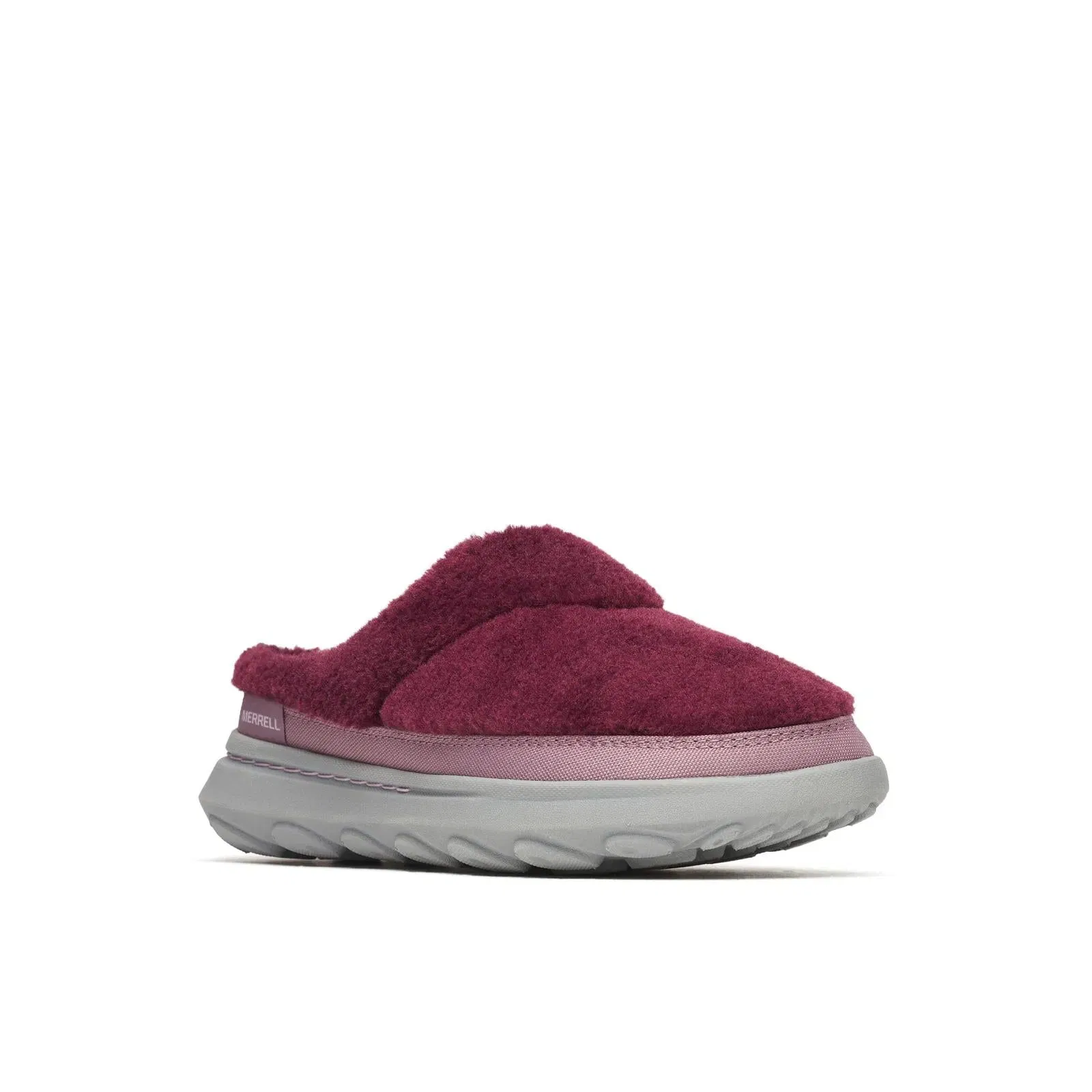 Merrell Women's Hut Moc 2 Slide Cozy Dark Cherry