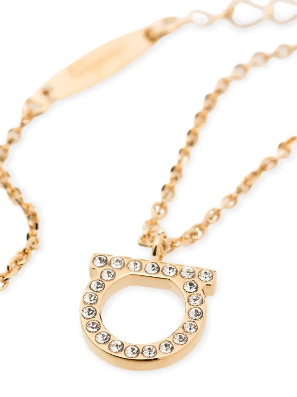 Gancini crystals necklace