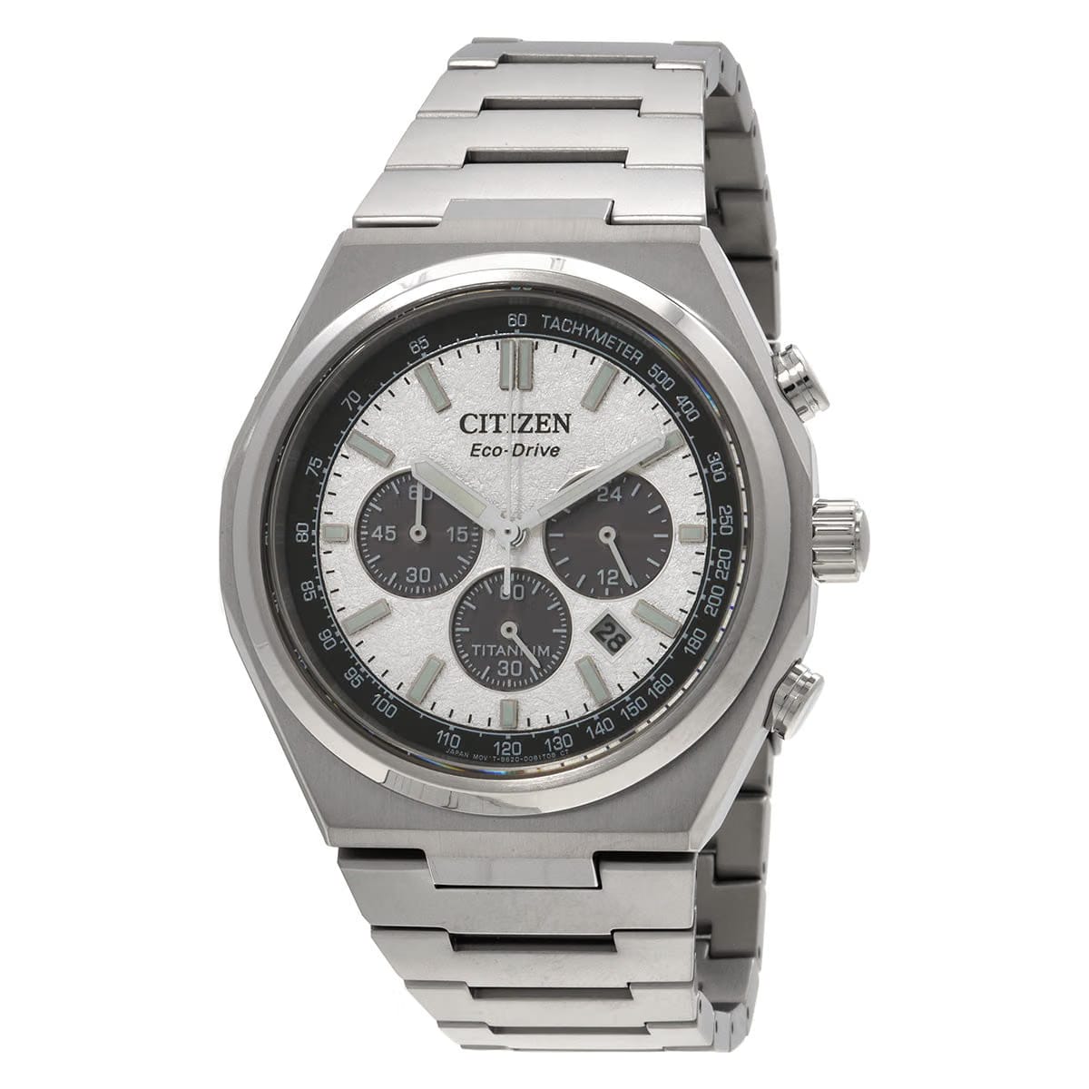 Citizen Zenshin Chrono Chronograph Silver Dial Mens Watch