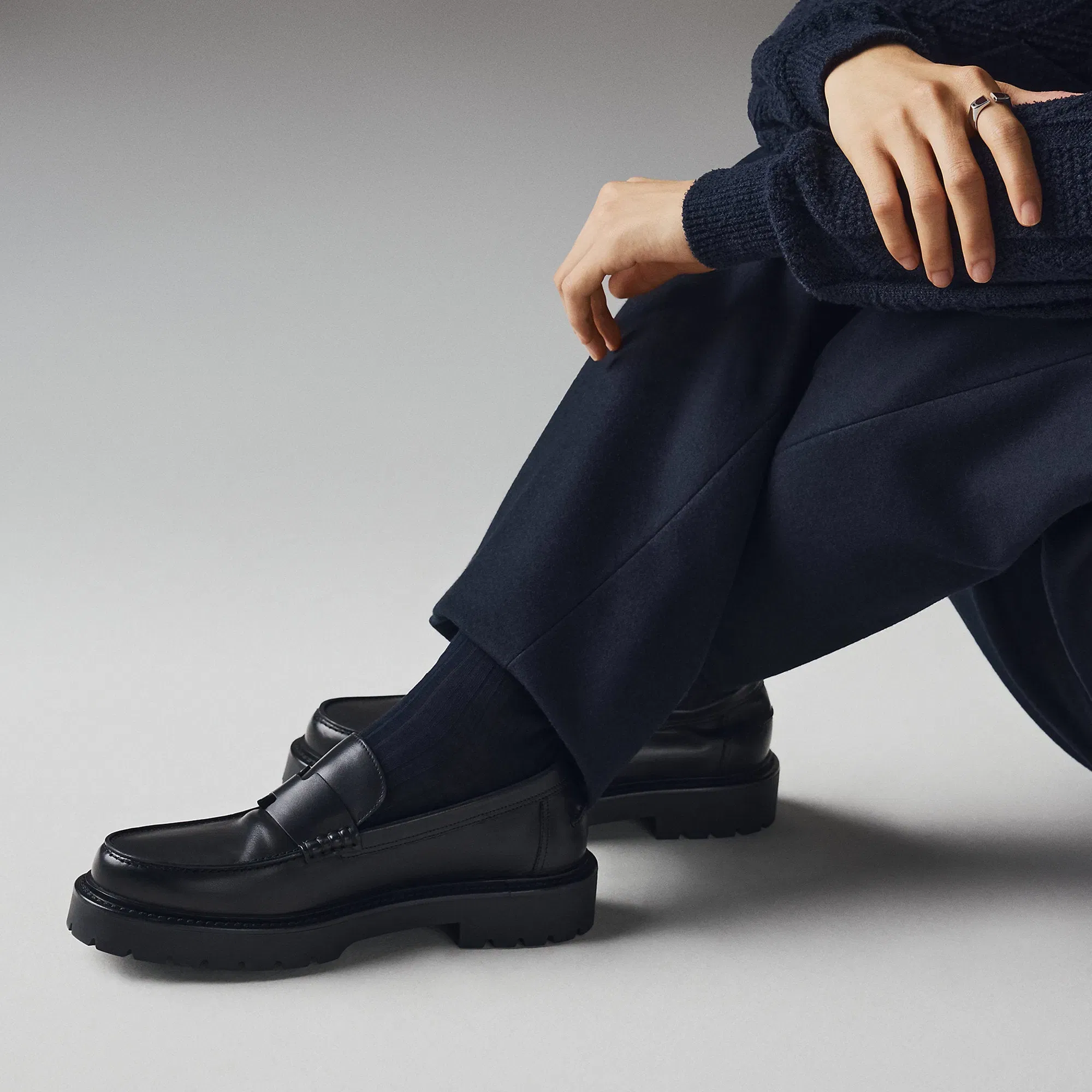 Hermes Klement Loafer Noir
