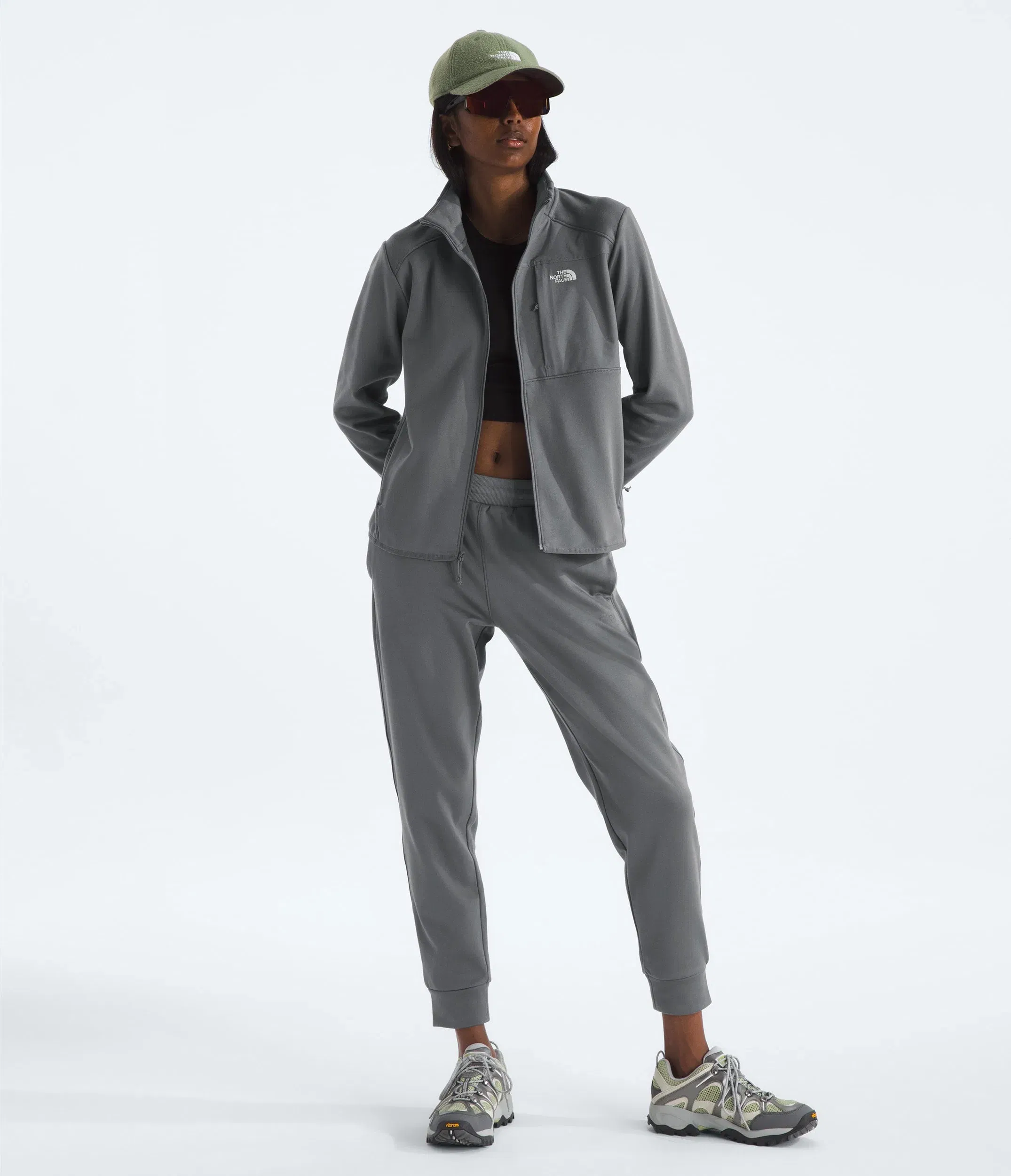 The North Face Women’s TNF™ Performance Fleece Full-Zip Jacket Smoked Pearl