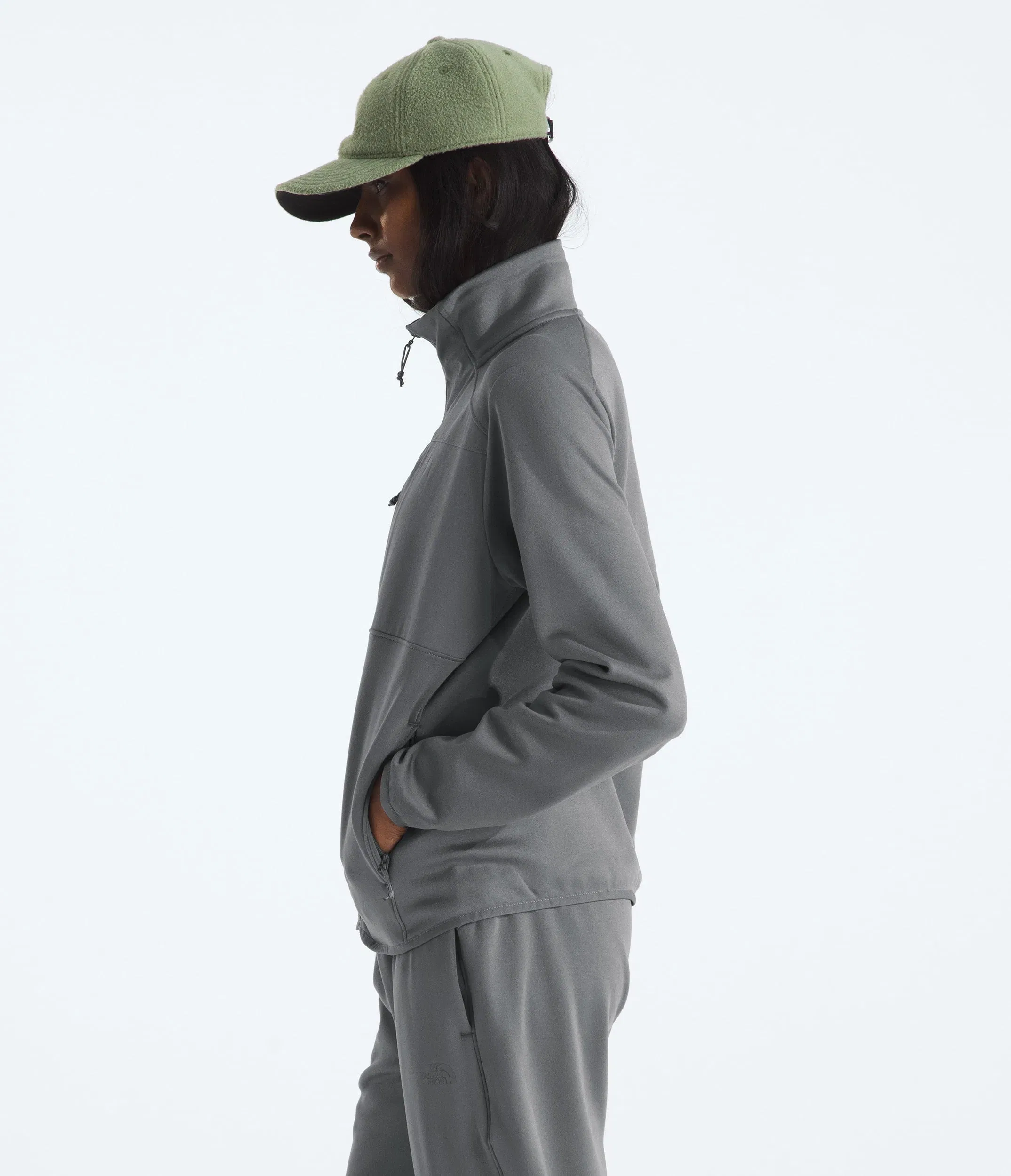 The North Face Women’s TNF™ Performance Fleece Full-Zip Jacket Smoked Pearl