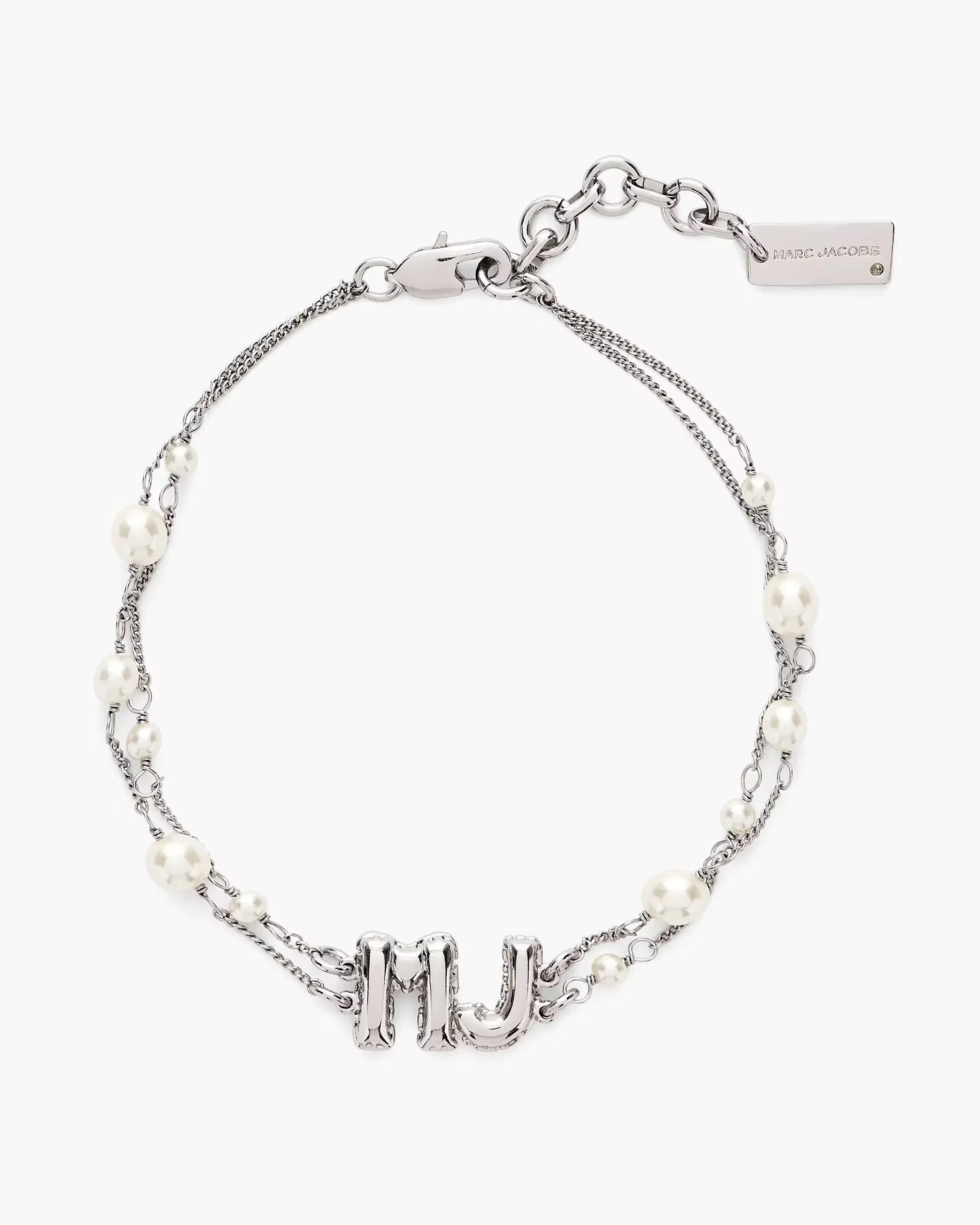 Marc Jacobs The Pearl Mj Balloon Bracelet Silver
