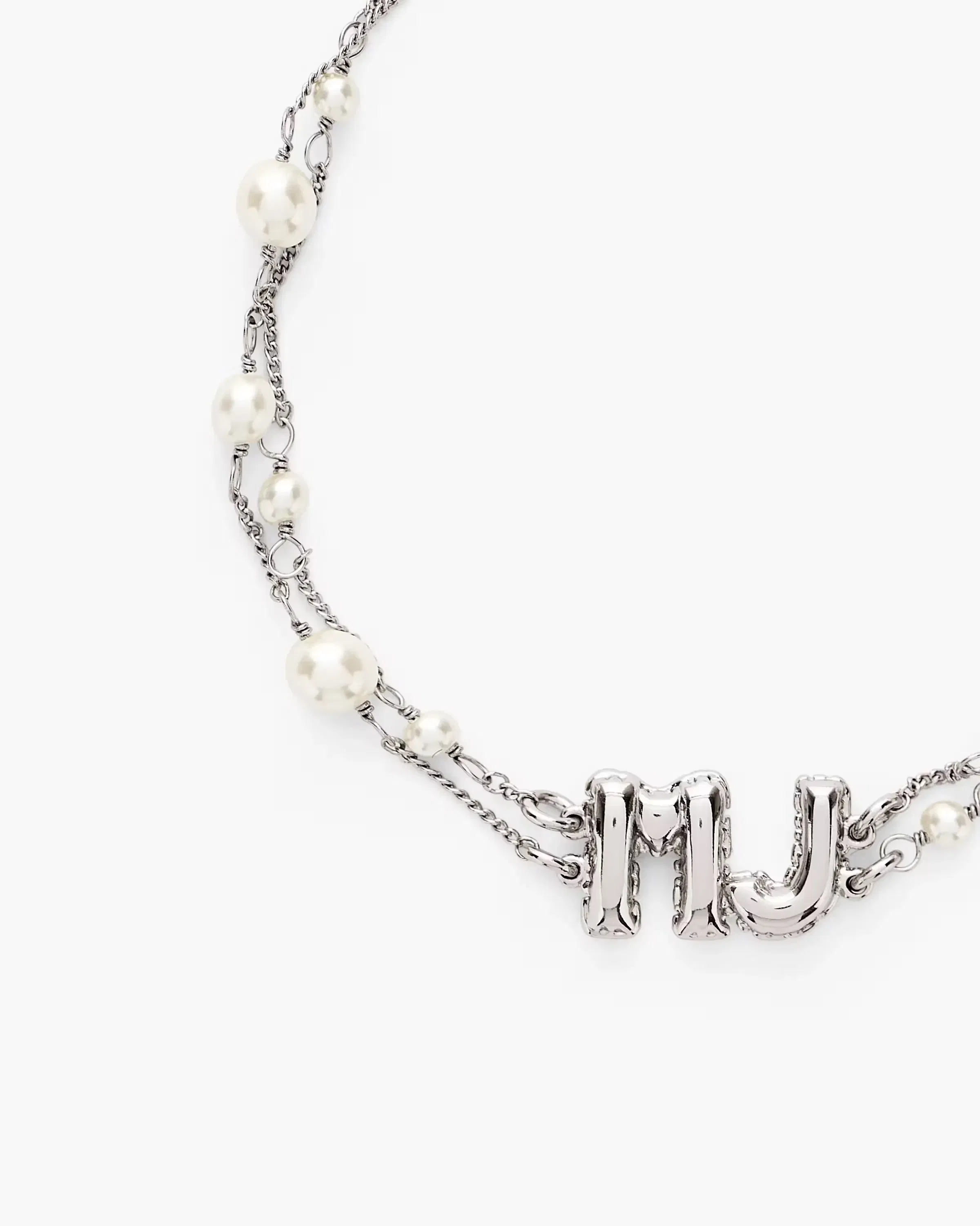 Marc Jacobs The Pearl Mj Balloon Bracelet Silver