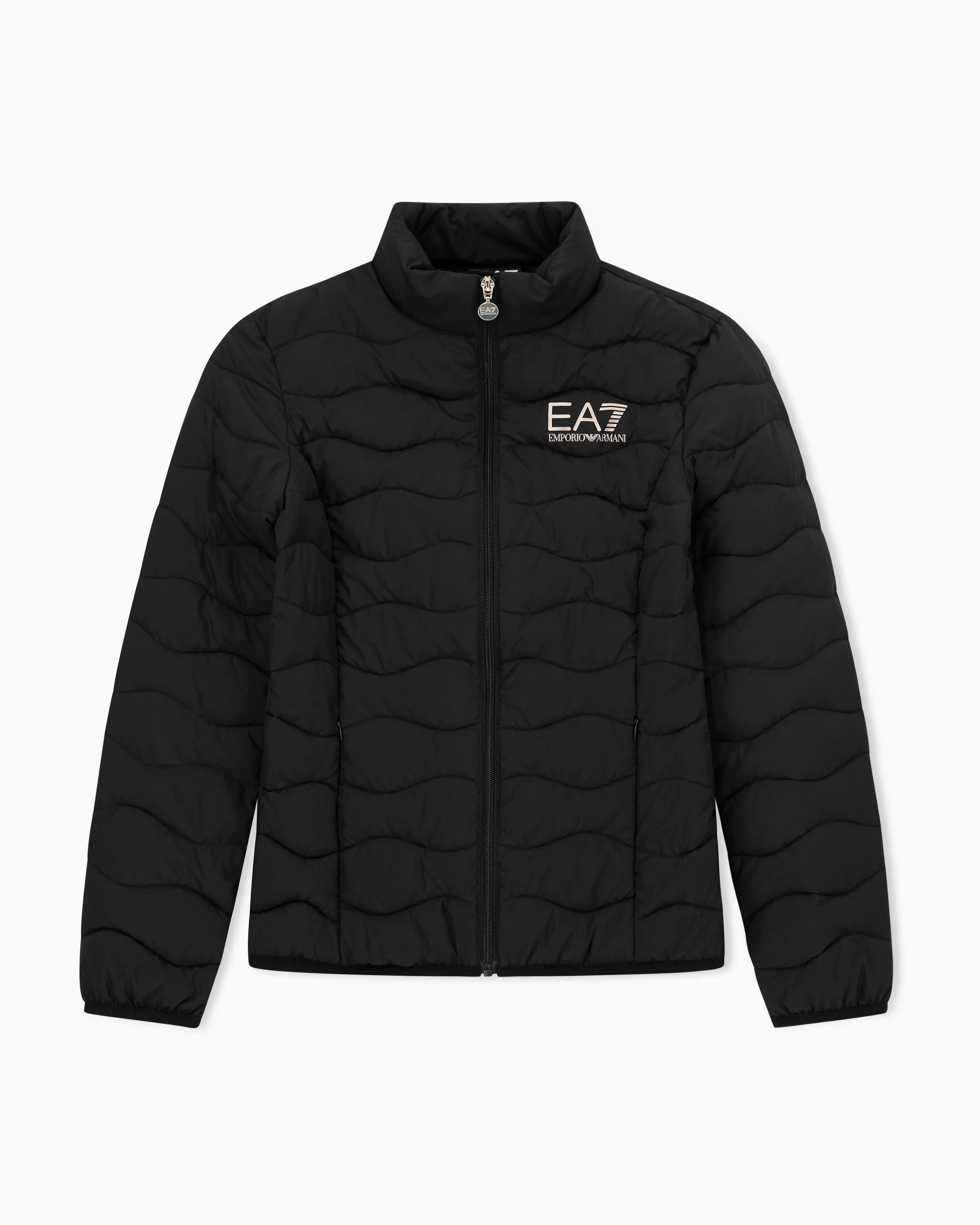 EA7 Windbreaker jacket with wavy striped quilting Core Lady