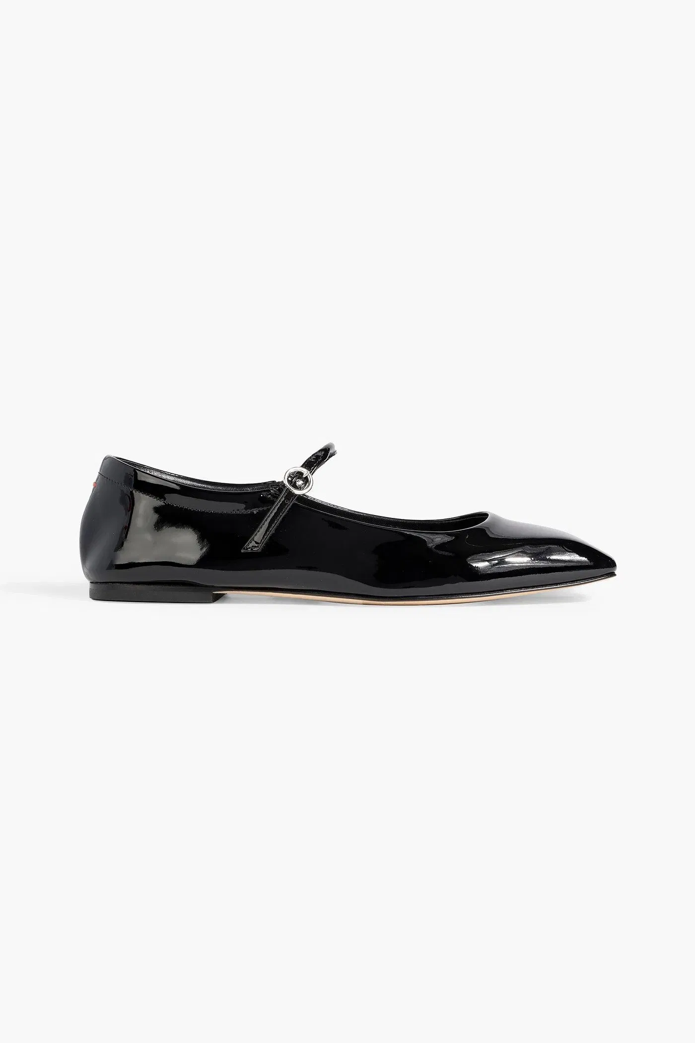 Aeyde Patent-Leather Mary Jane Flats Black Women's