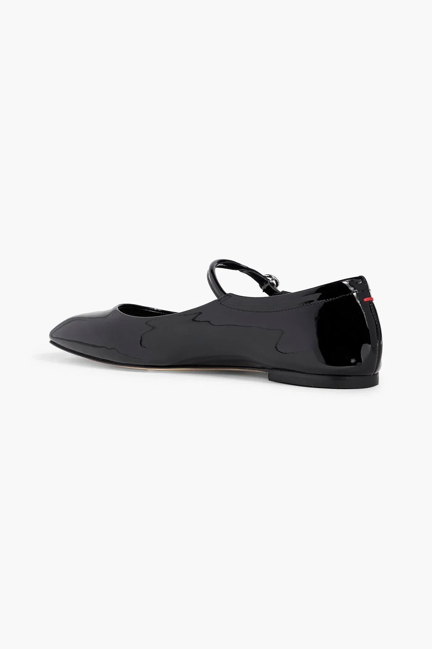 Aeyde Patent-Leather Mary Jane Flats Black Women's