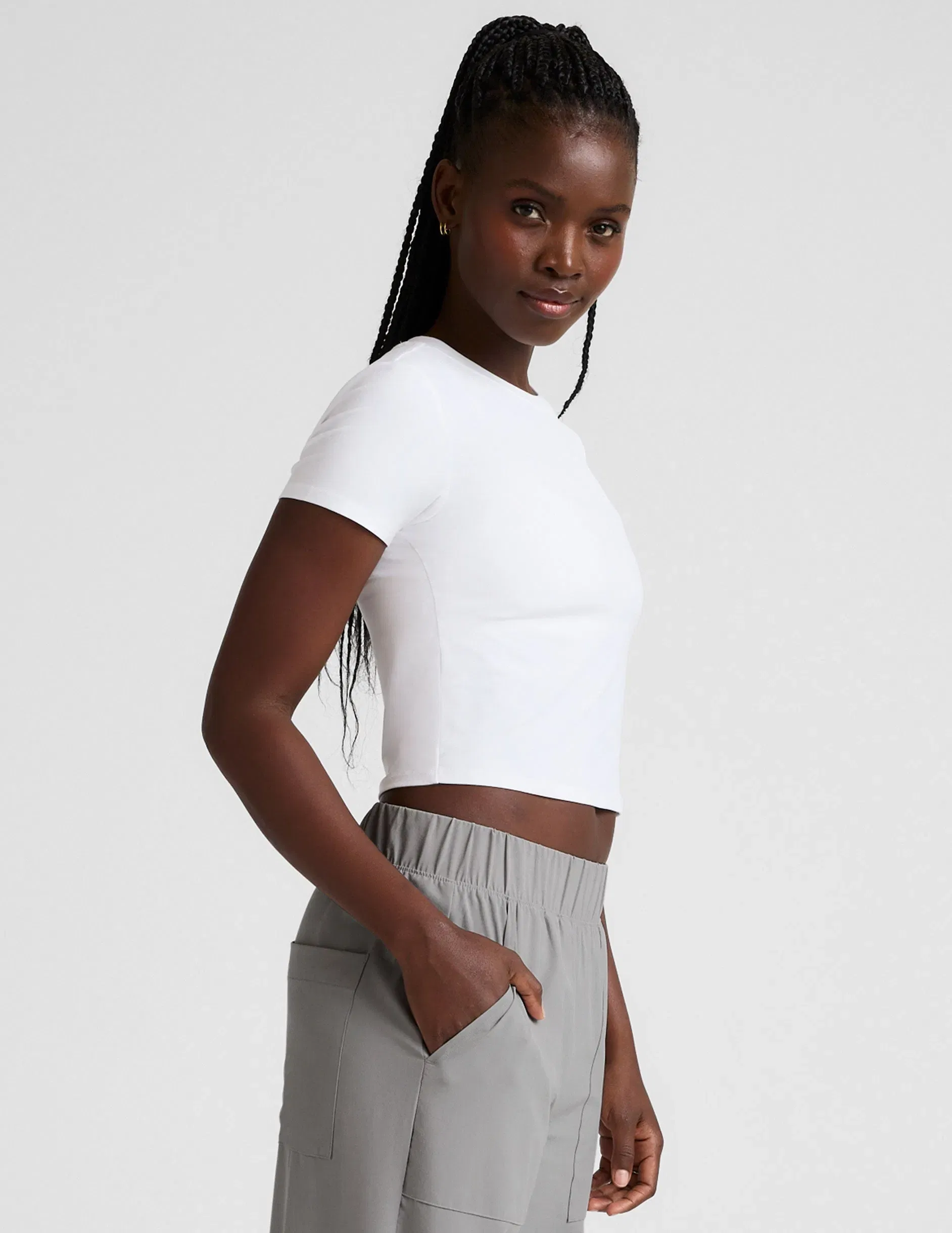 Beyond Yoga Featherweight Cropped T-Shirt Women's