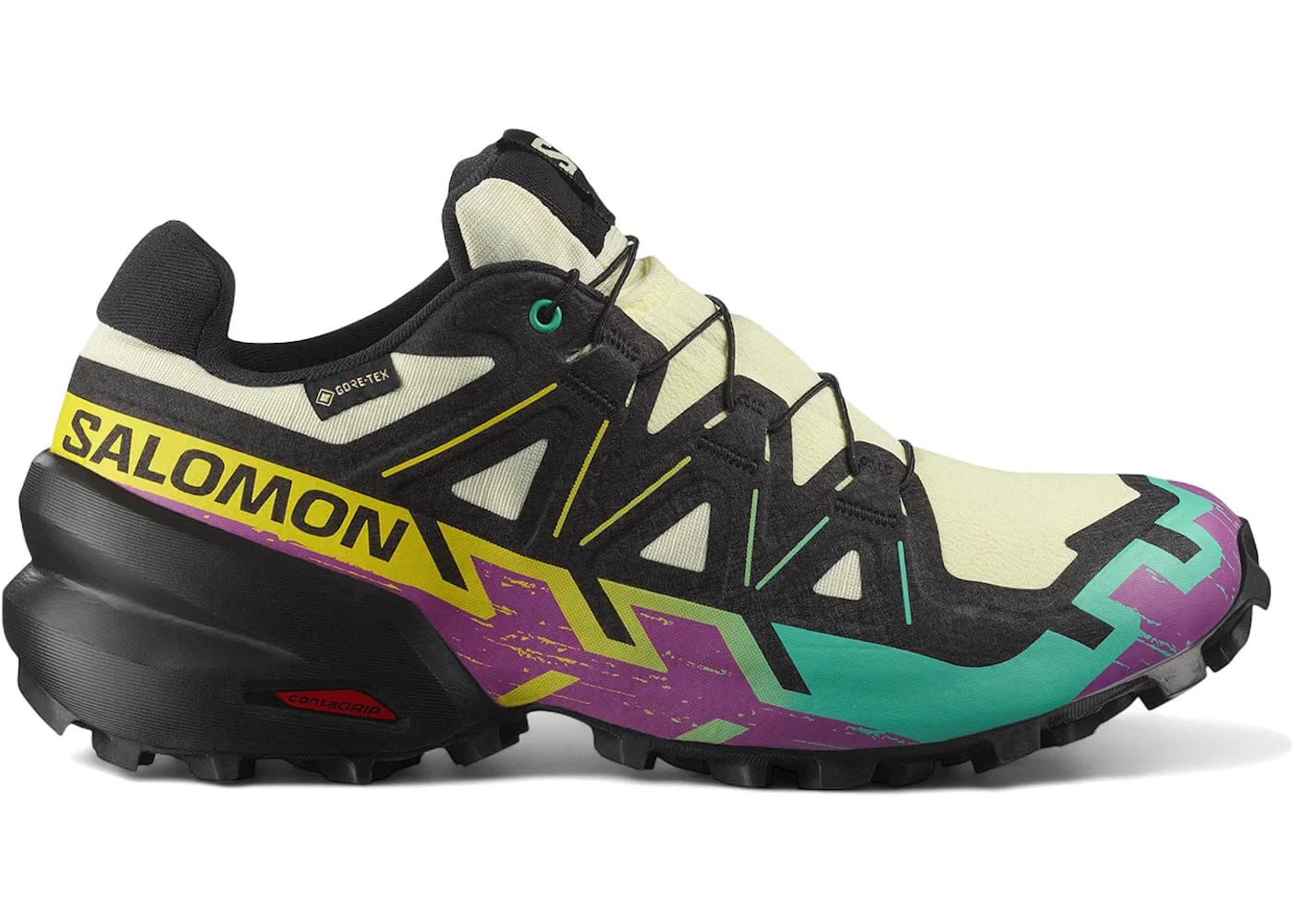 Salomon Speedcross 6 Gore-Tex Transparent Yellow Waterfall Womens