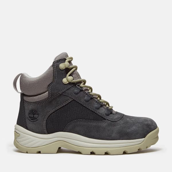 Timberland White Ledge Mid Waterproof Hiking Boot Dark Grey Suede Women'S