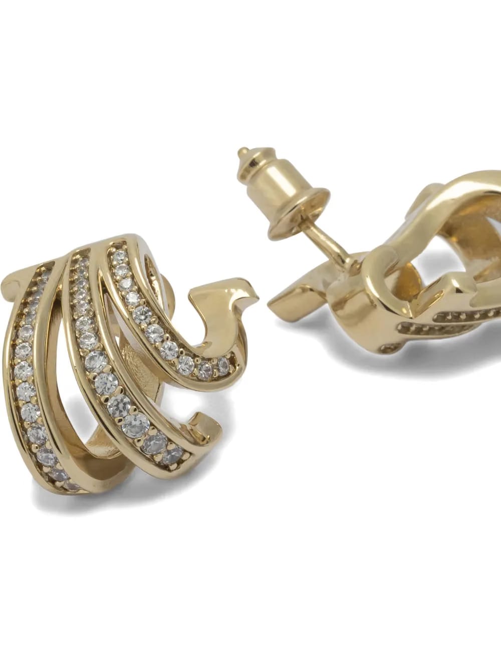 Triplo Gancini embellished earrings