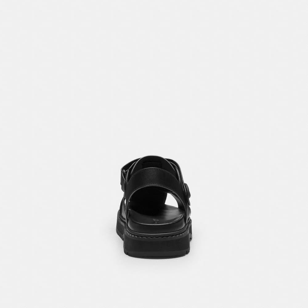 Men's Coach Fisherman Sandal Black