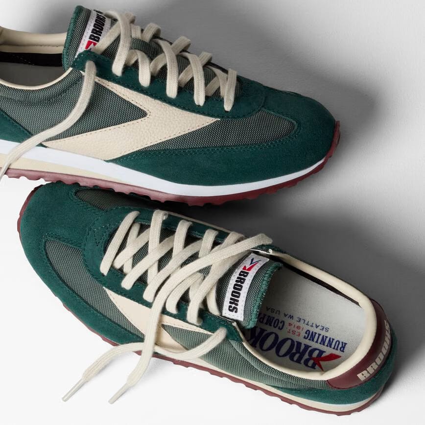 Brooks Brooks Vanguard Mallard Green/Bone White/Port