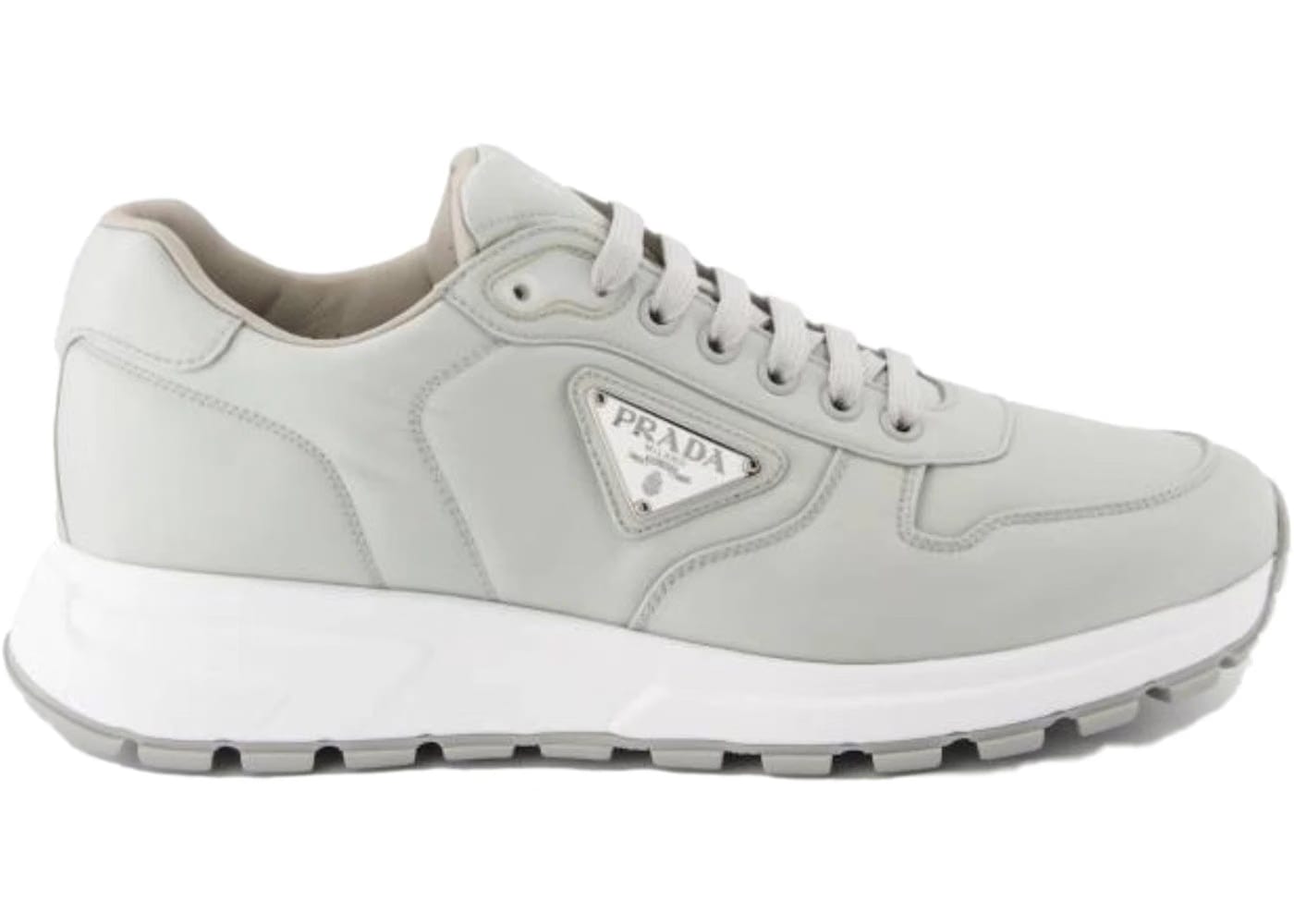 Prada Re-Nylon Sneaker Grey White