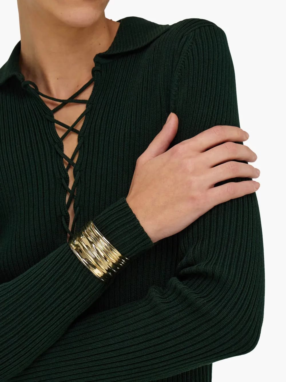 large Draped Bangle bracelet