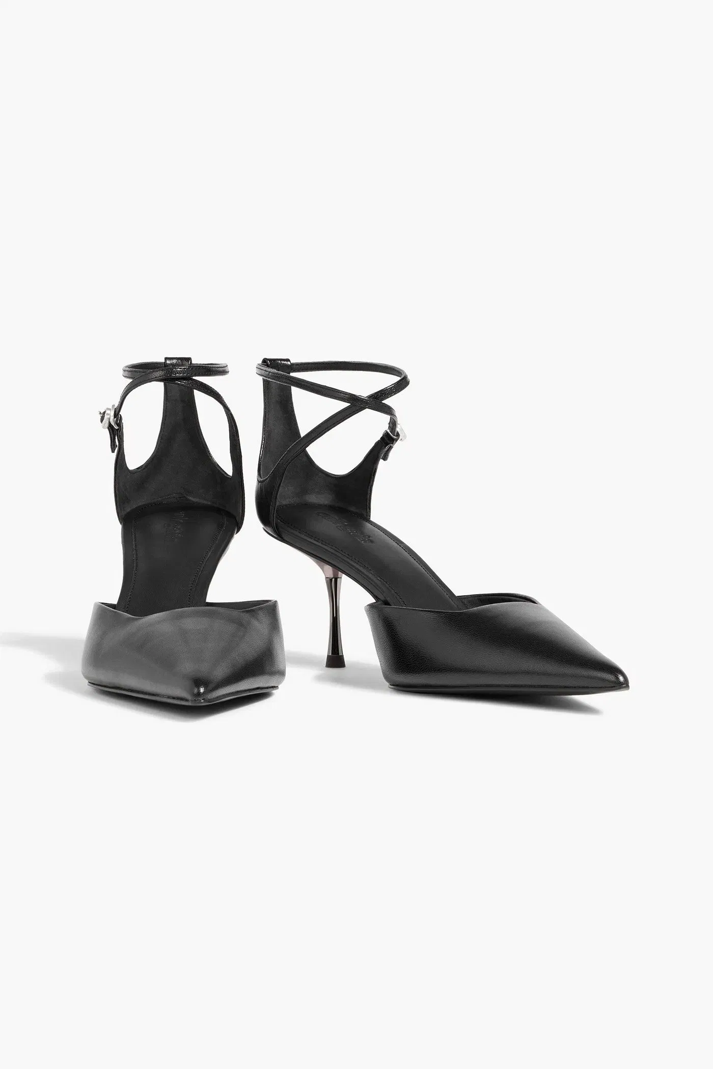 Cult Gaia Valez Leather Pumps Black Women's