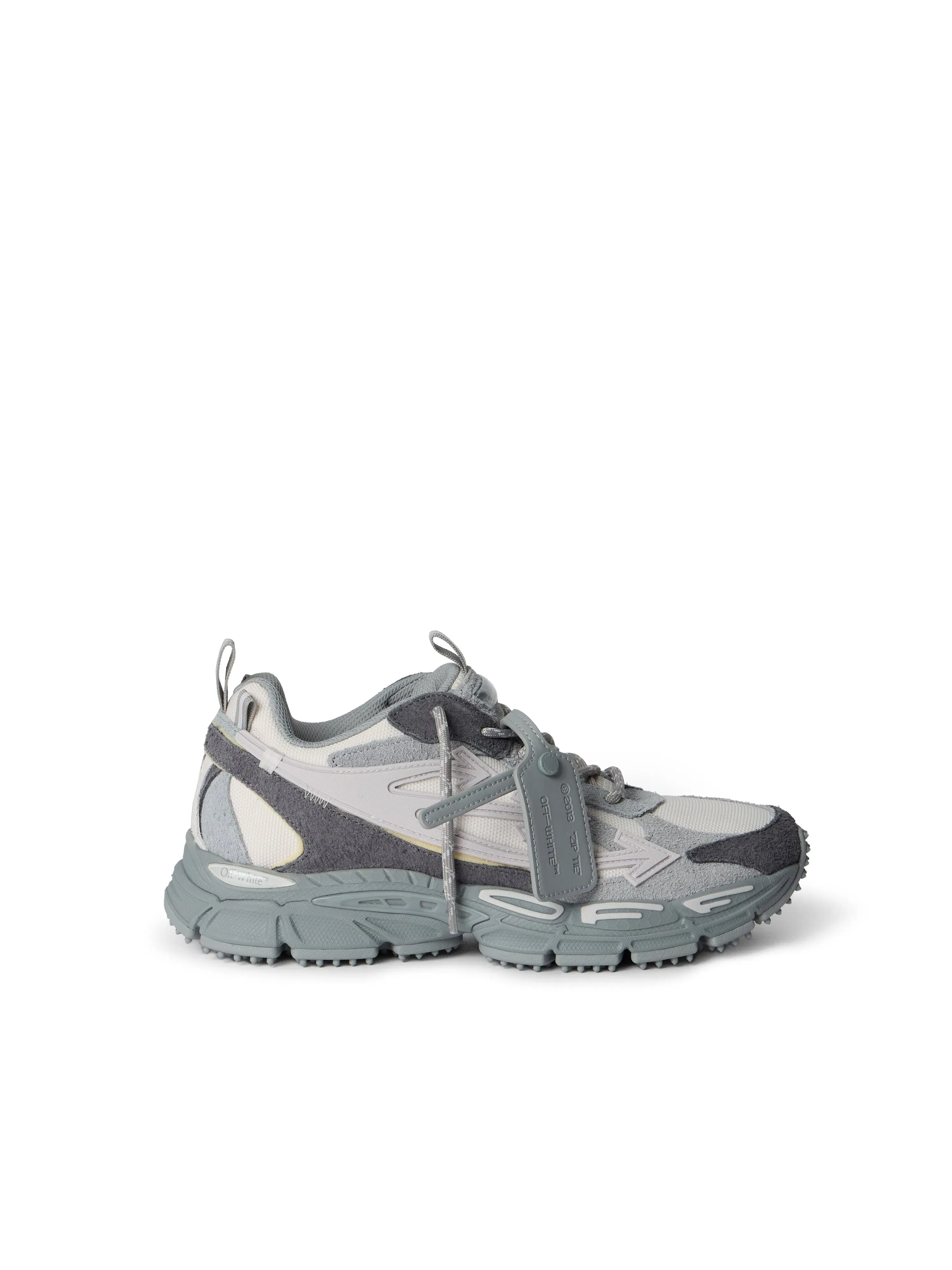 Off-White Be Right Back Suede Sneakers Womens Grey