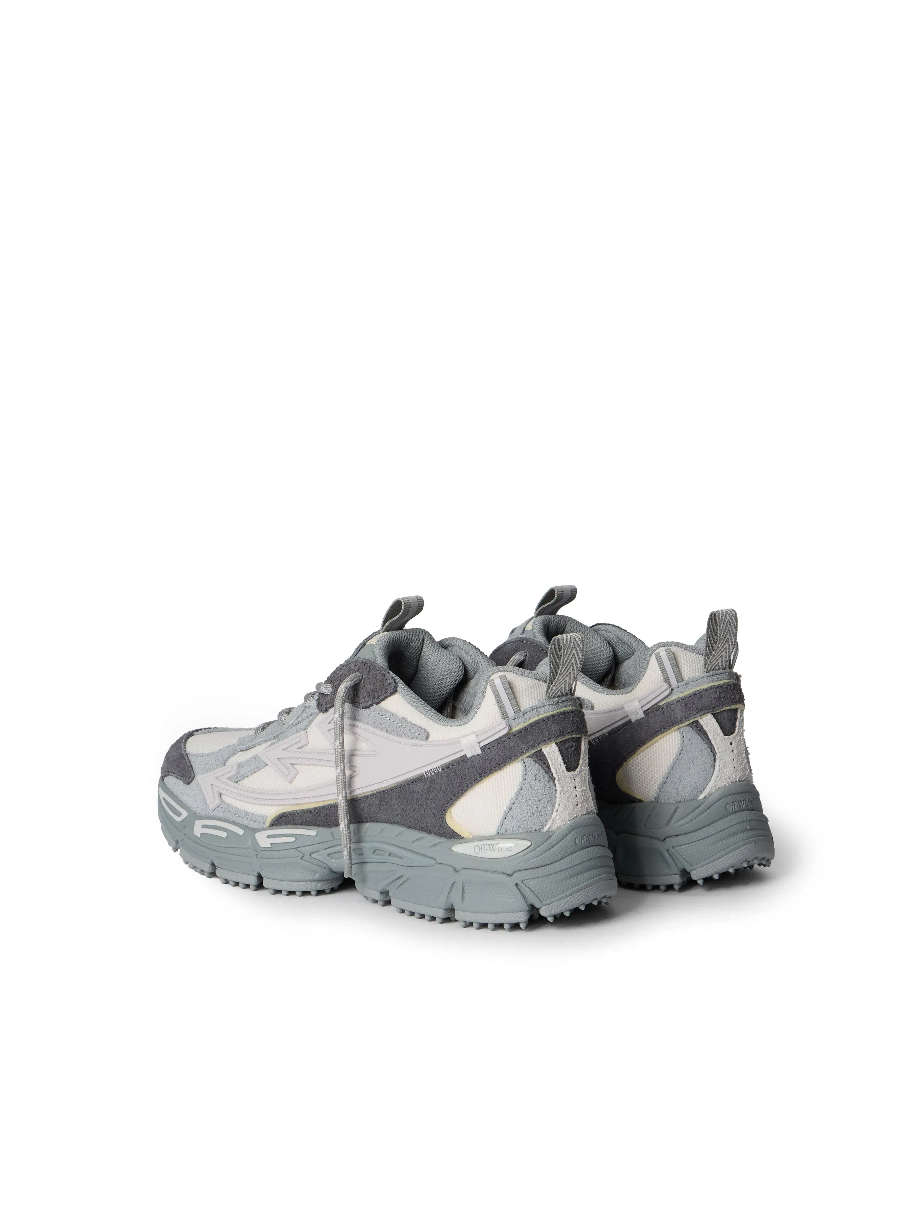 Off-White Be Right Back Suede Sneakers Womens Grey