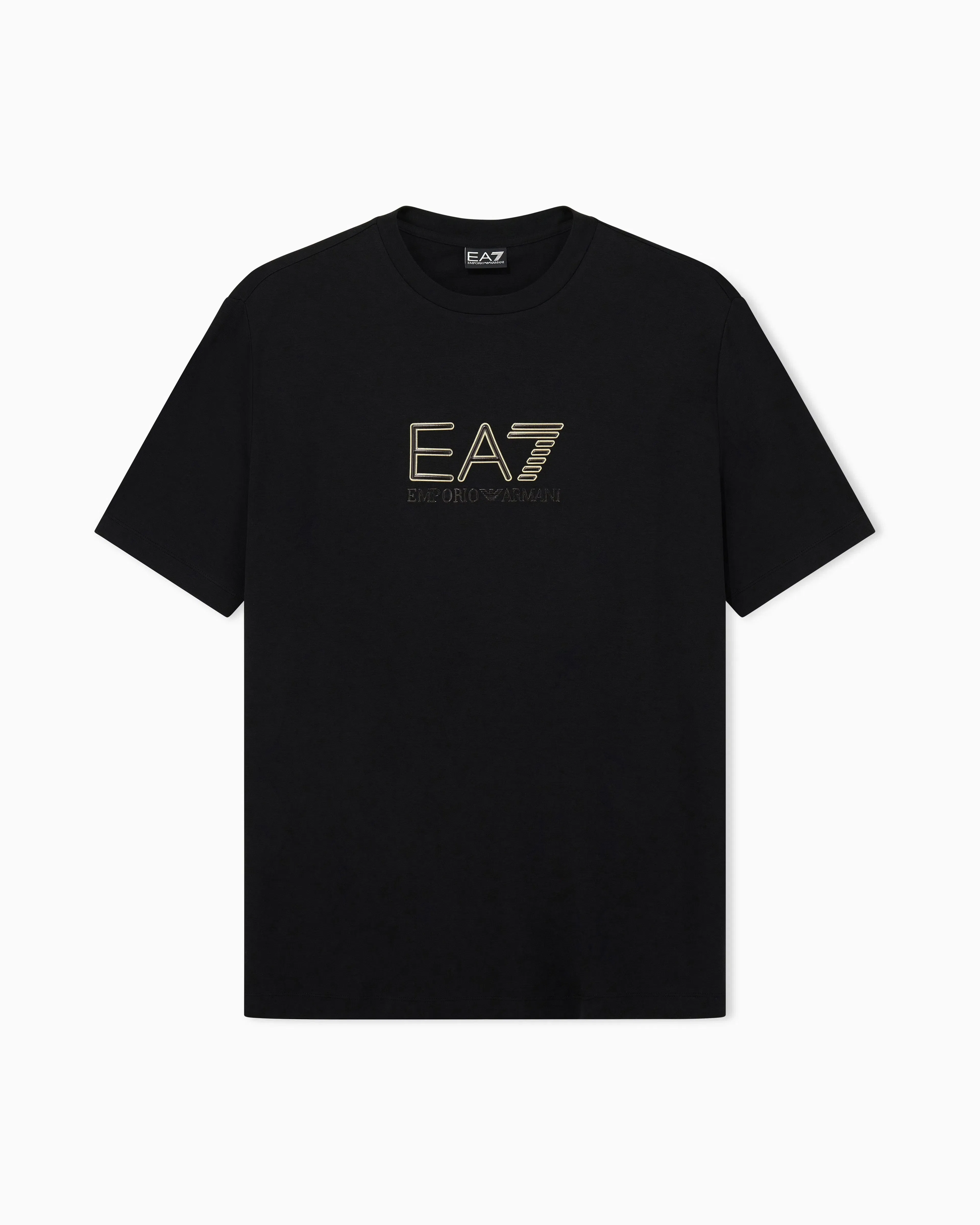EA7 Regular fit t-shirt Premium Label in viscose with logo