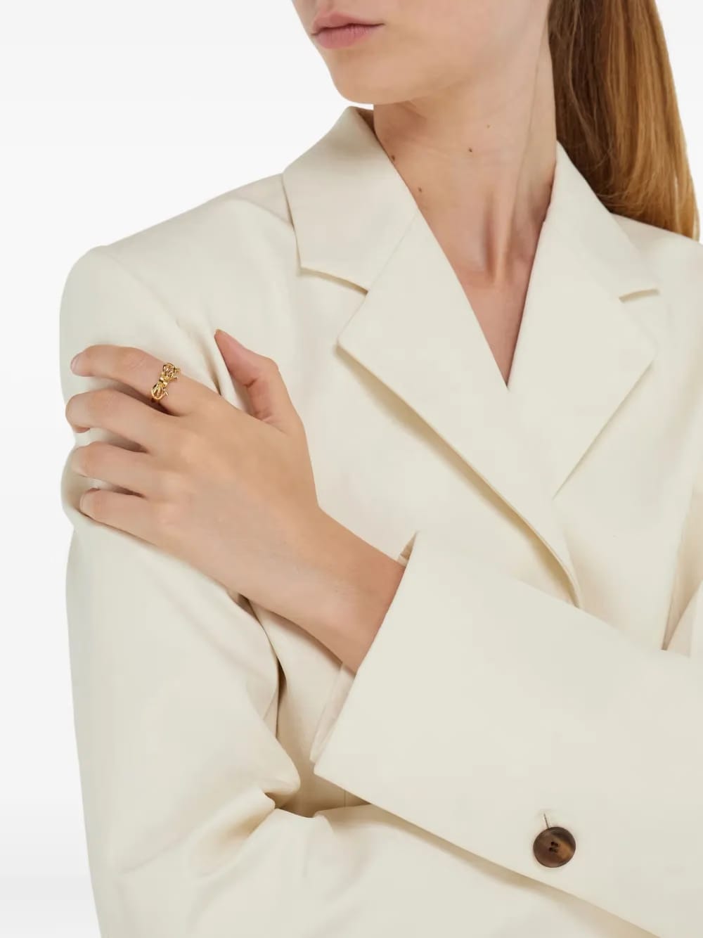 bow double-band ring