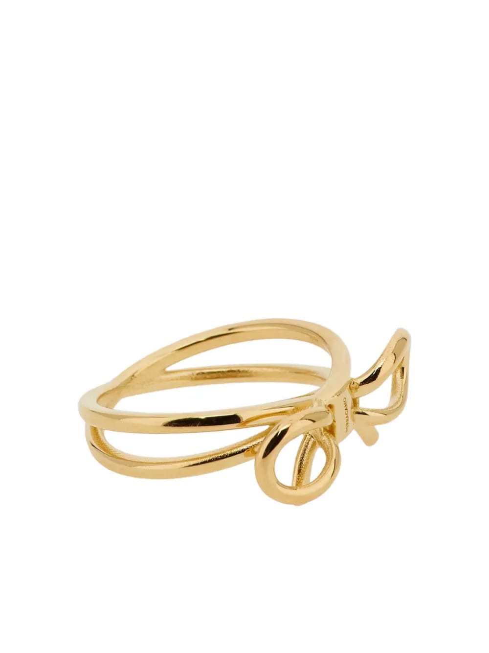 bow double-band ring