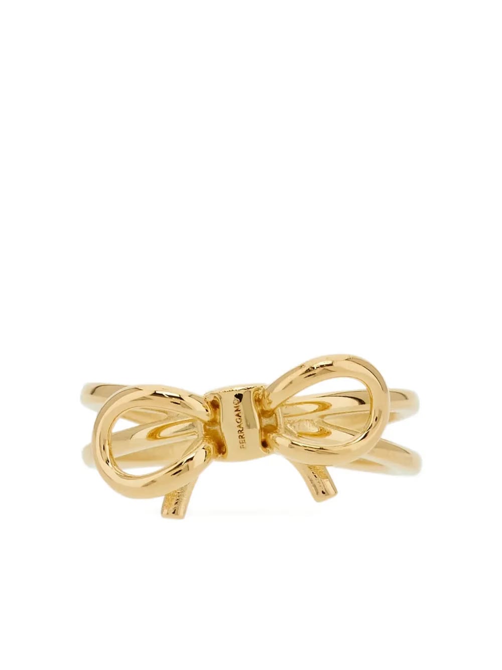bow double-band ring