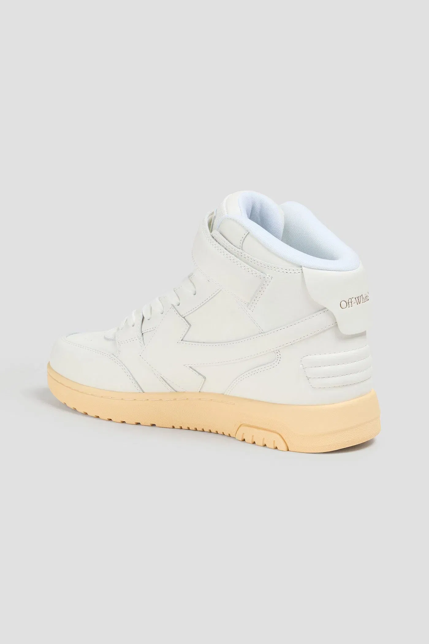 Off-White Out Of Office Leather High-Top Sneakers White
