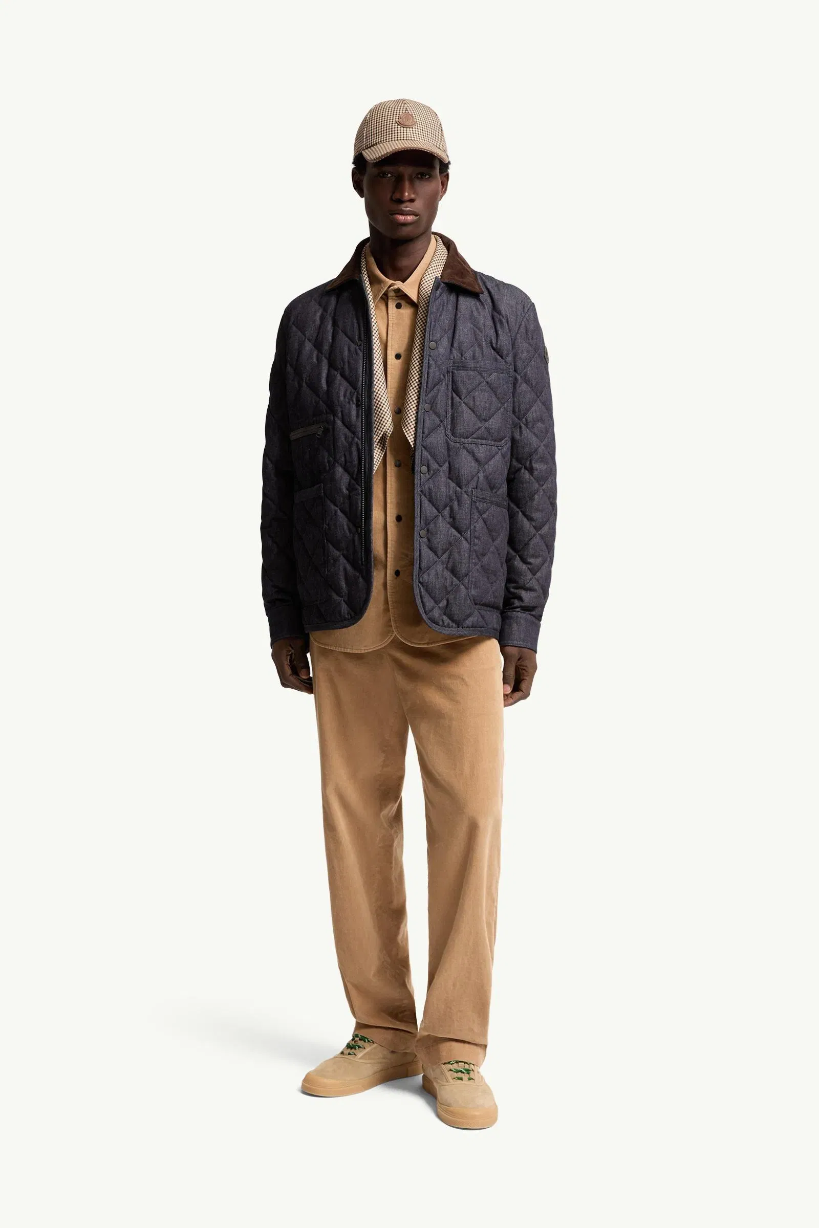 Moncler Corduroy Pants Beige Beige