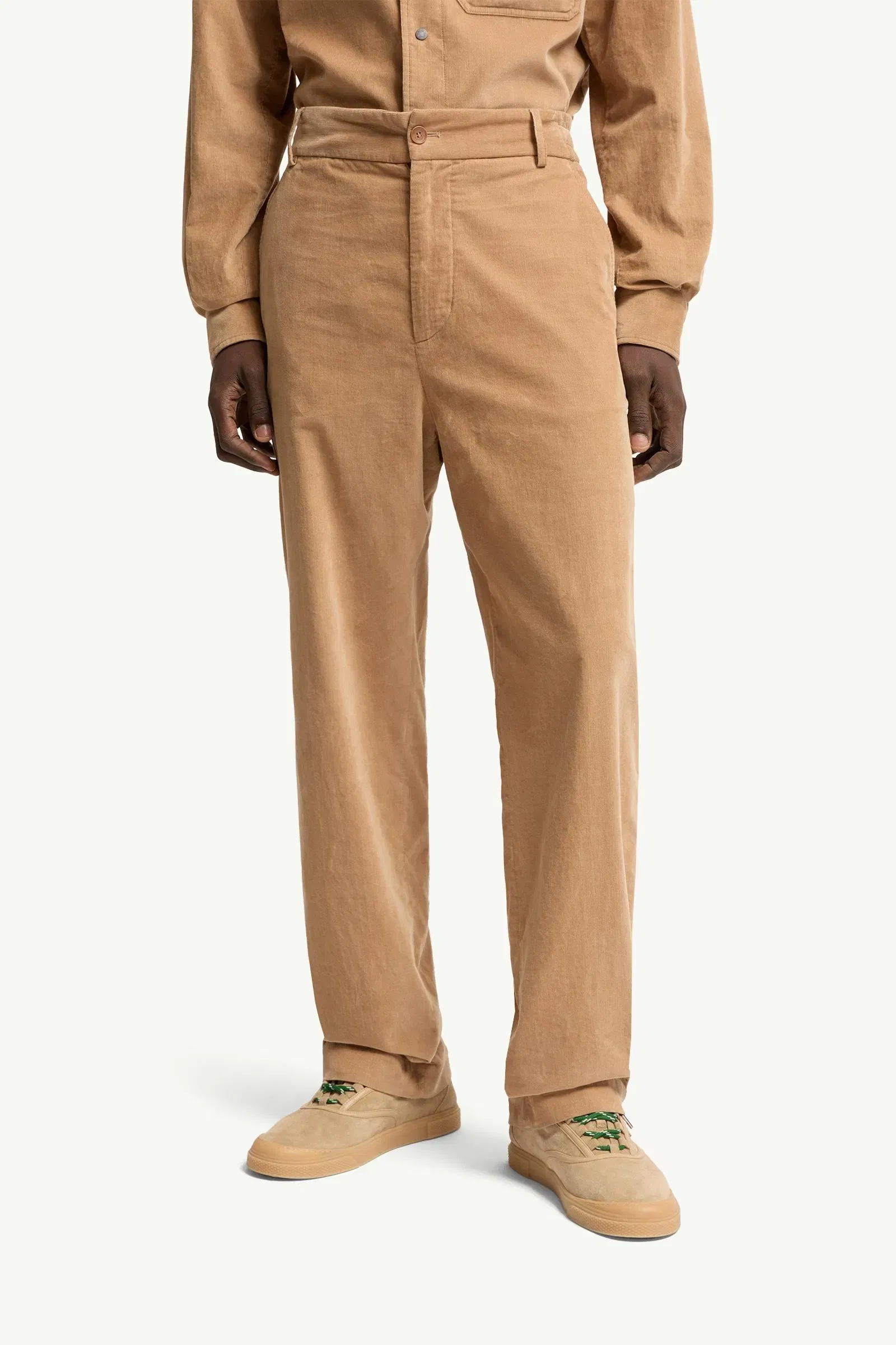 Moncler Corduroy Pants Beige Beige