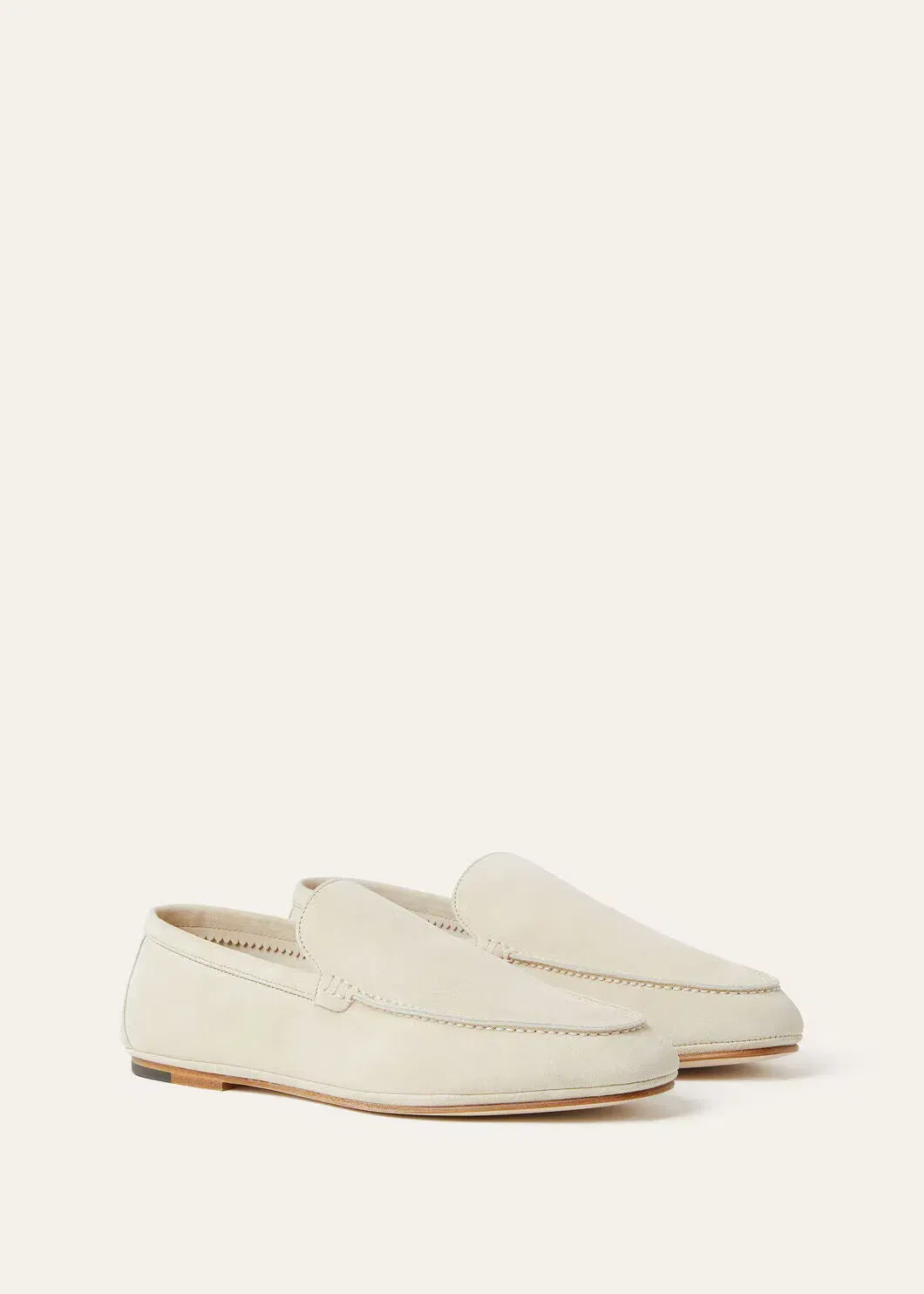 LoroPiana Summer Anton Walk Loafer Yogurt