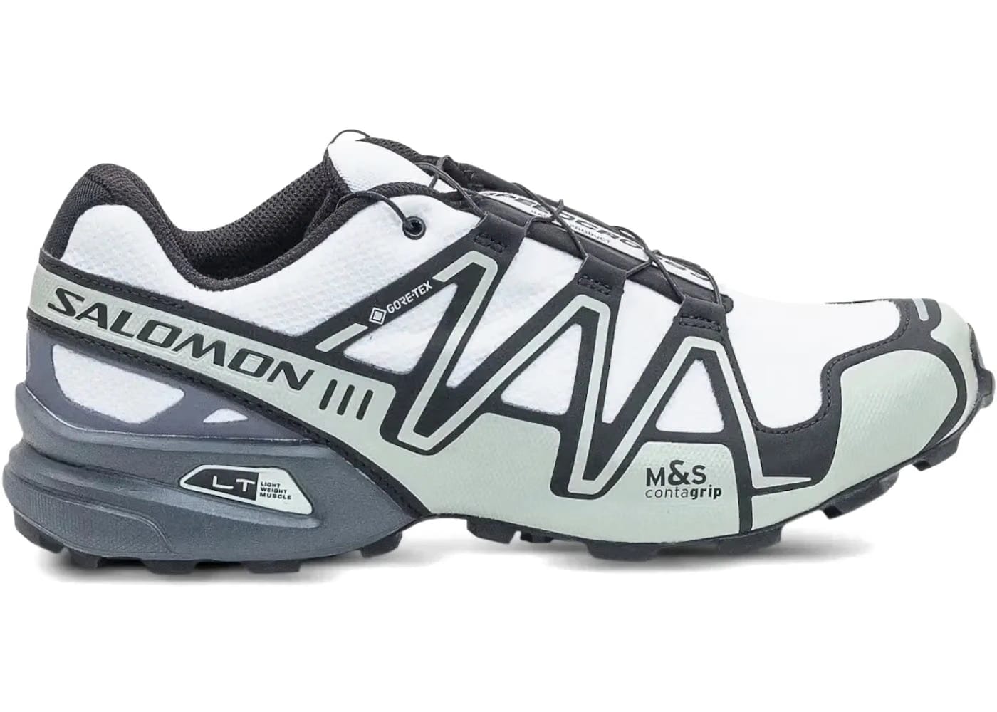 Salomon Speedcross 3 Gore-Tex White Metal Turbulence