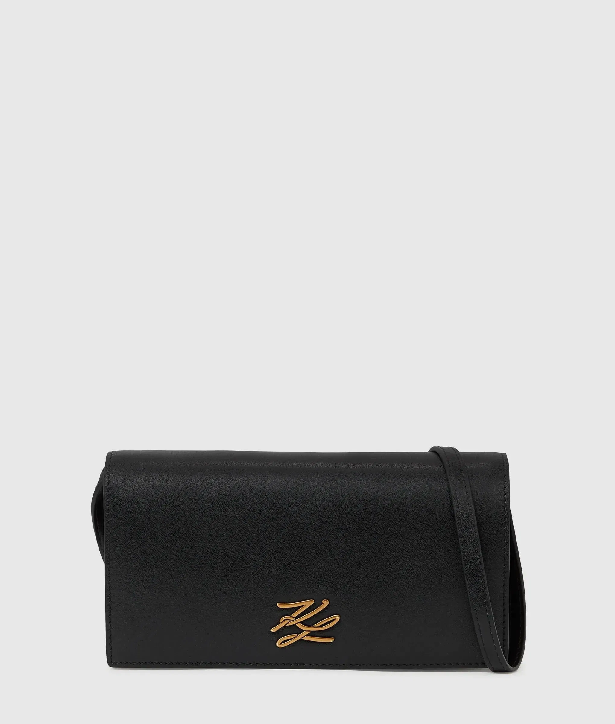KarlLagerfeld Kautograph Mini Crossbody Bag Black/Gold