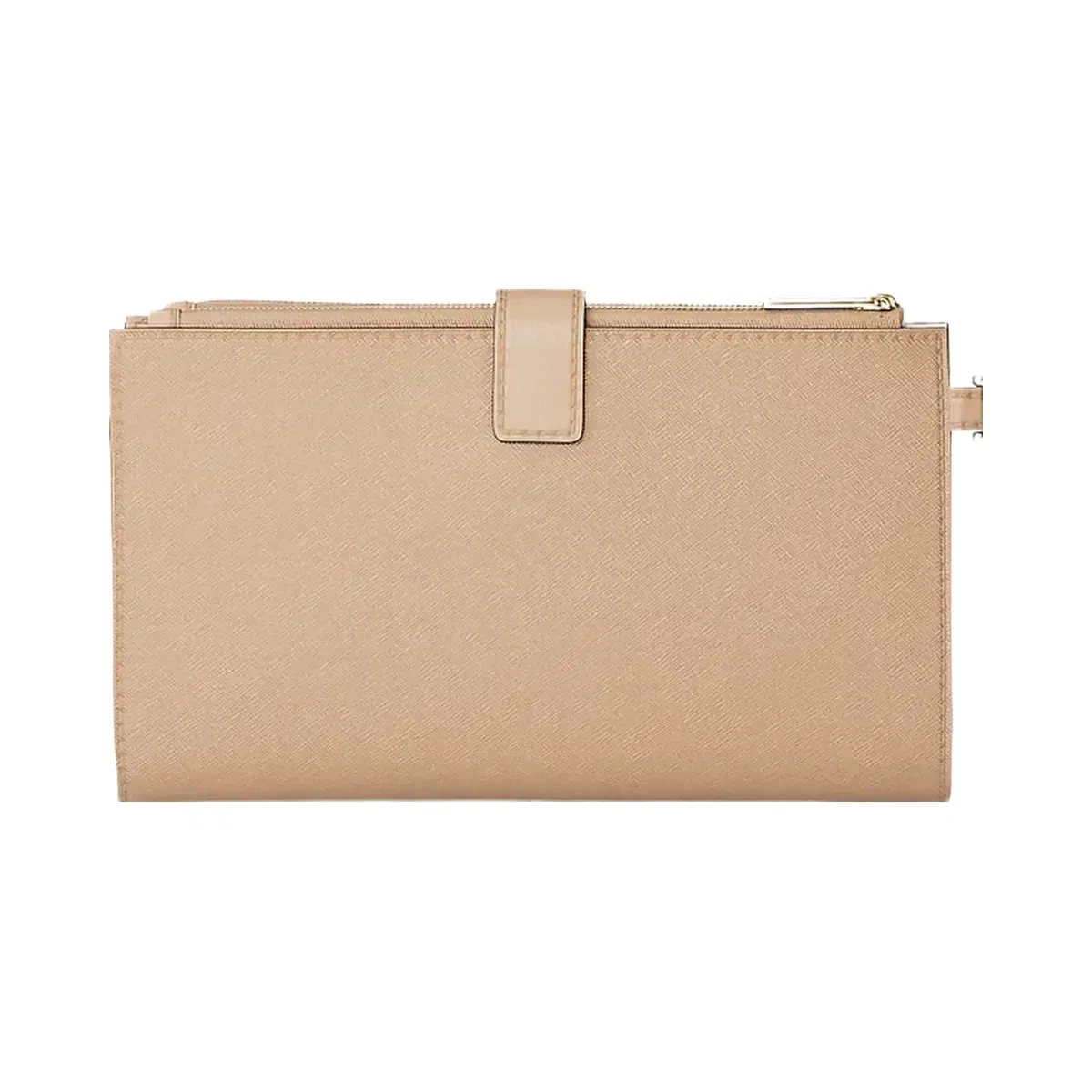 Michael Kors Jet Set Large Leather Smartphone Wristlet Wallet Camel