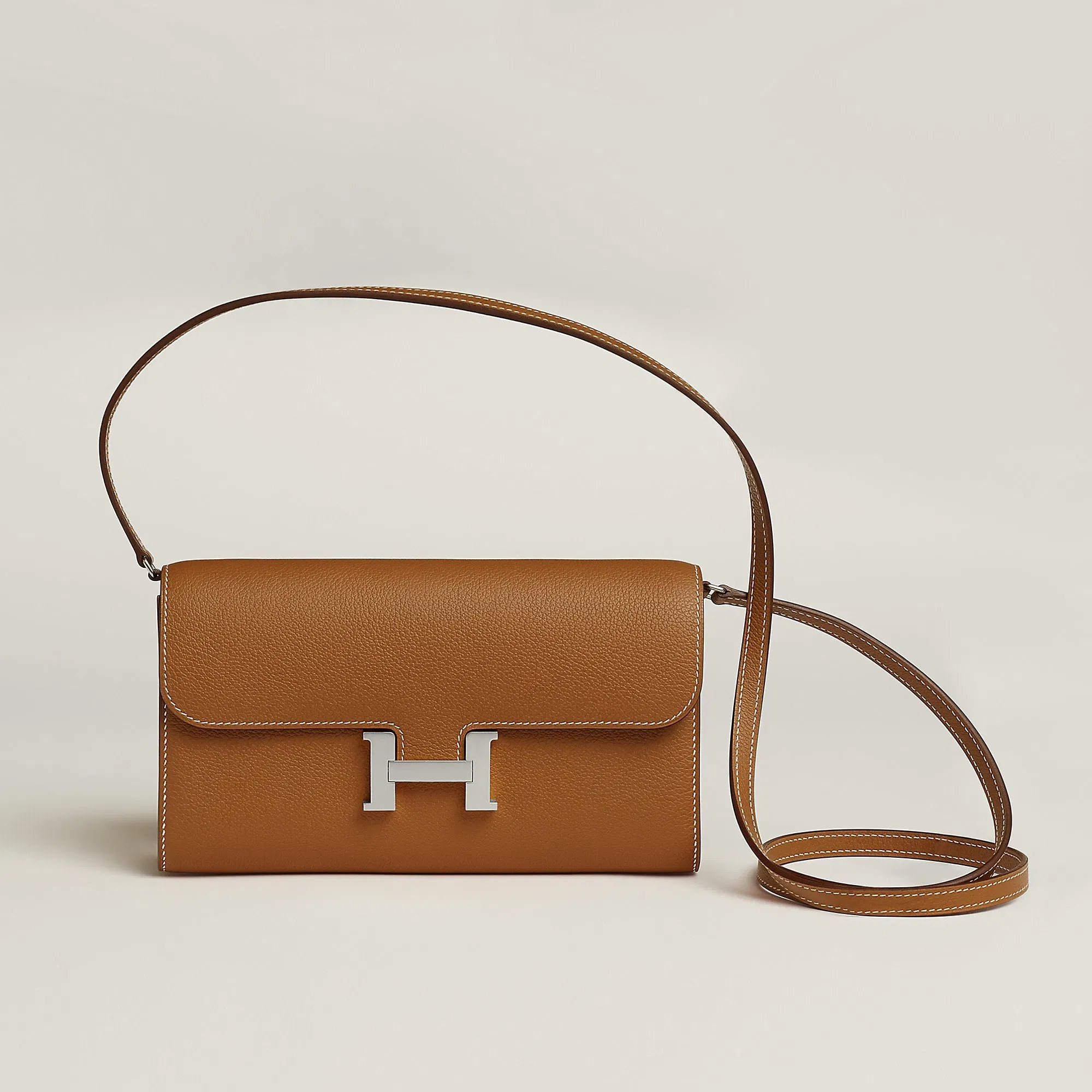 Hermes Constance To Go Wallet Bleu Thalassa