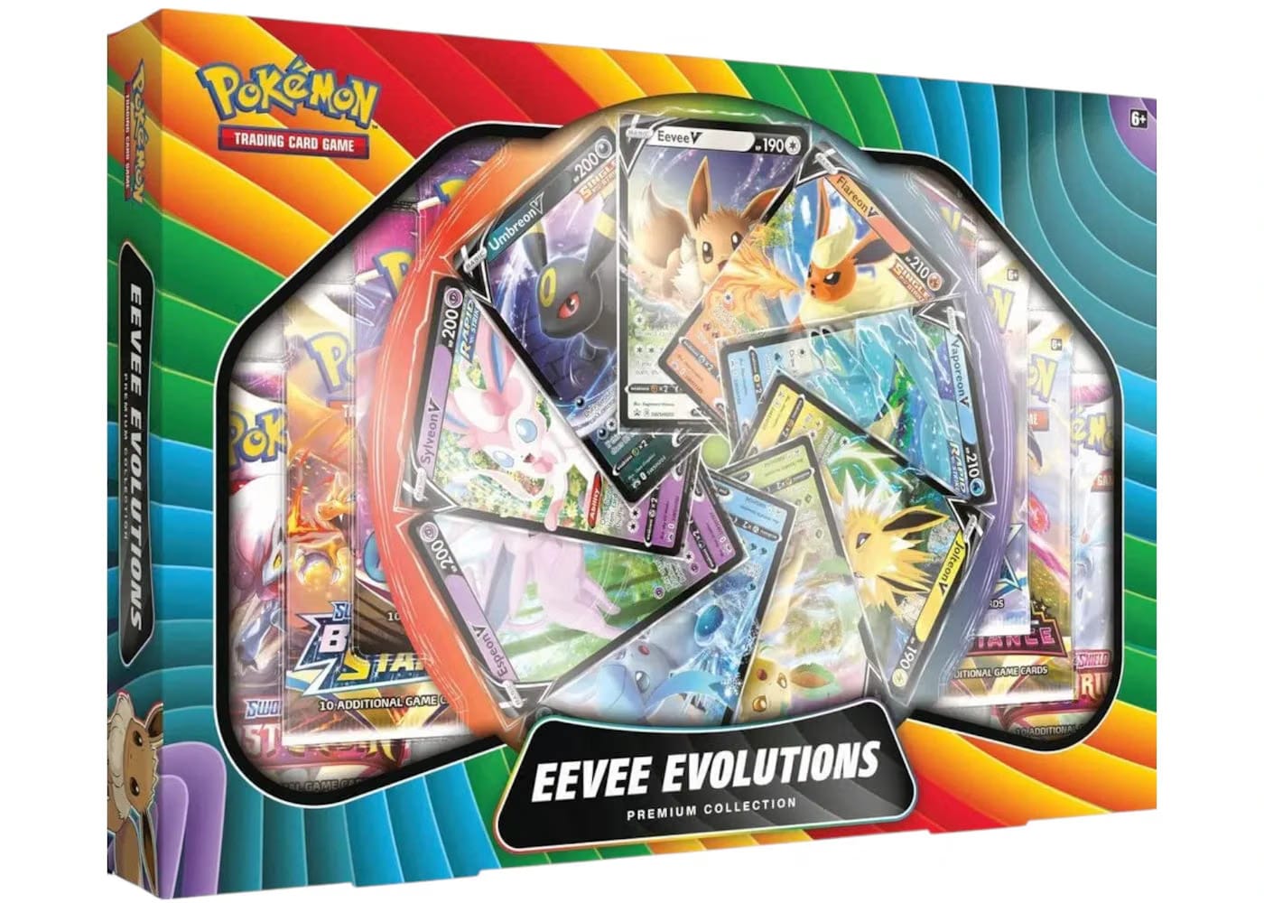 2022 Pokemon Sword & Shield Eevee Evolutions Premium Collection Box