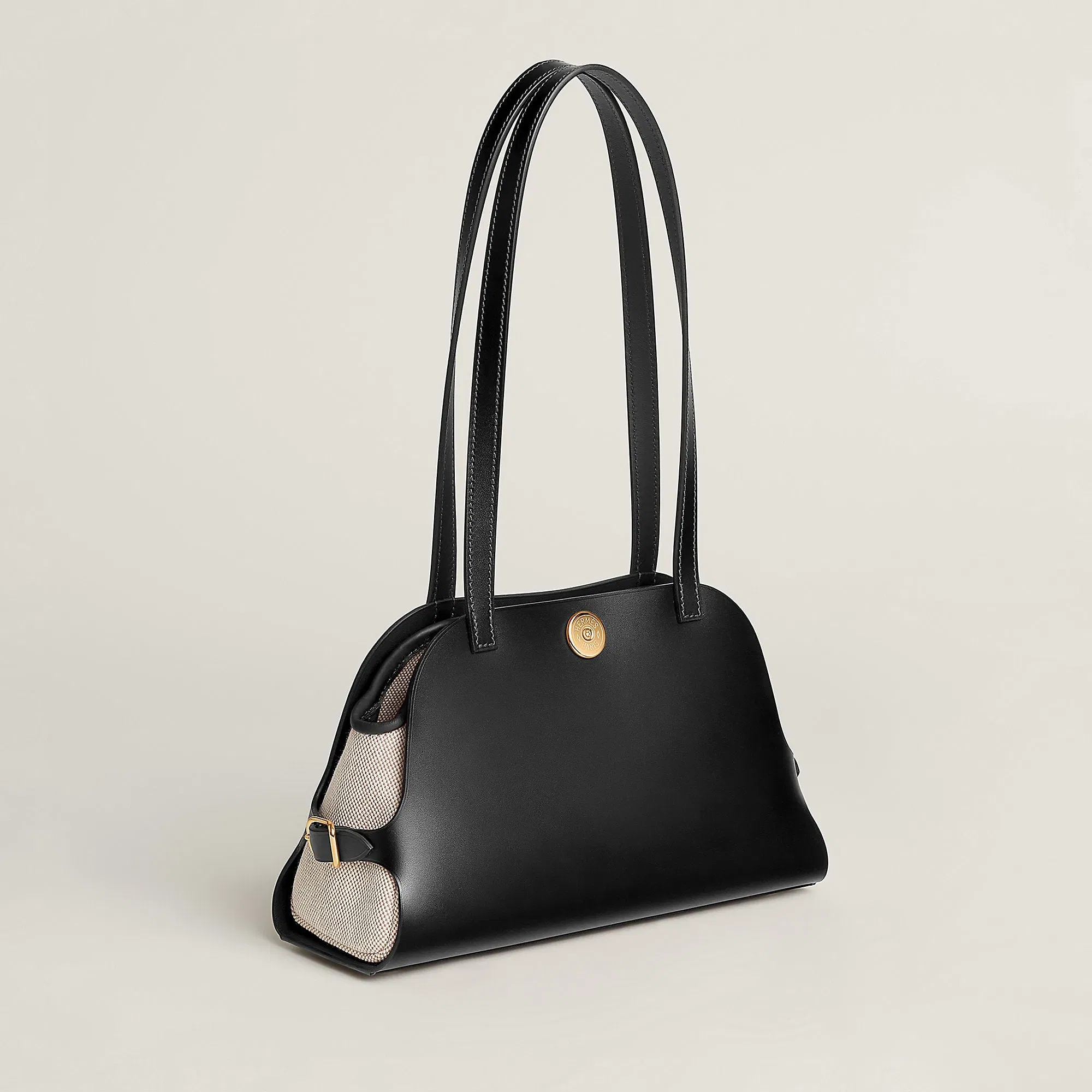 Hermes Tablier Sellier Bag Noir