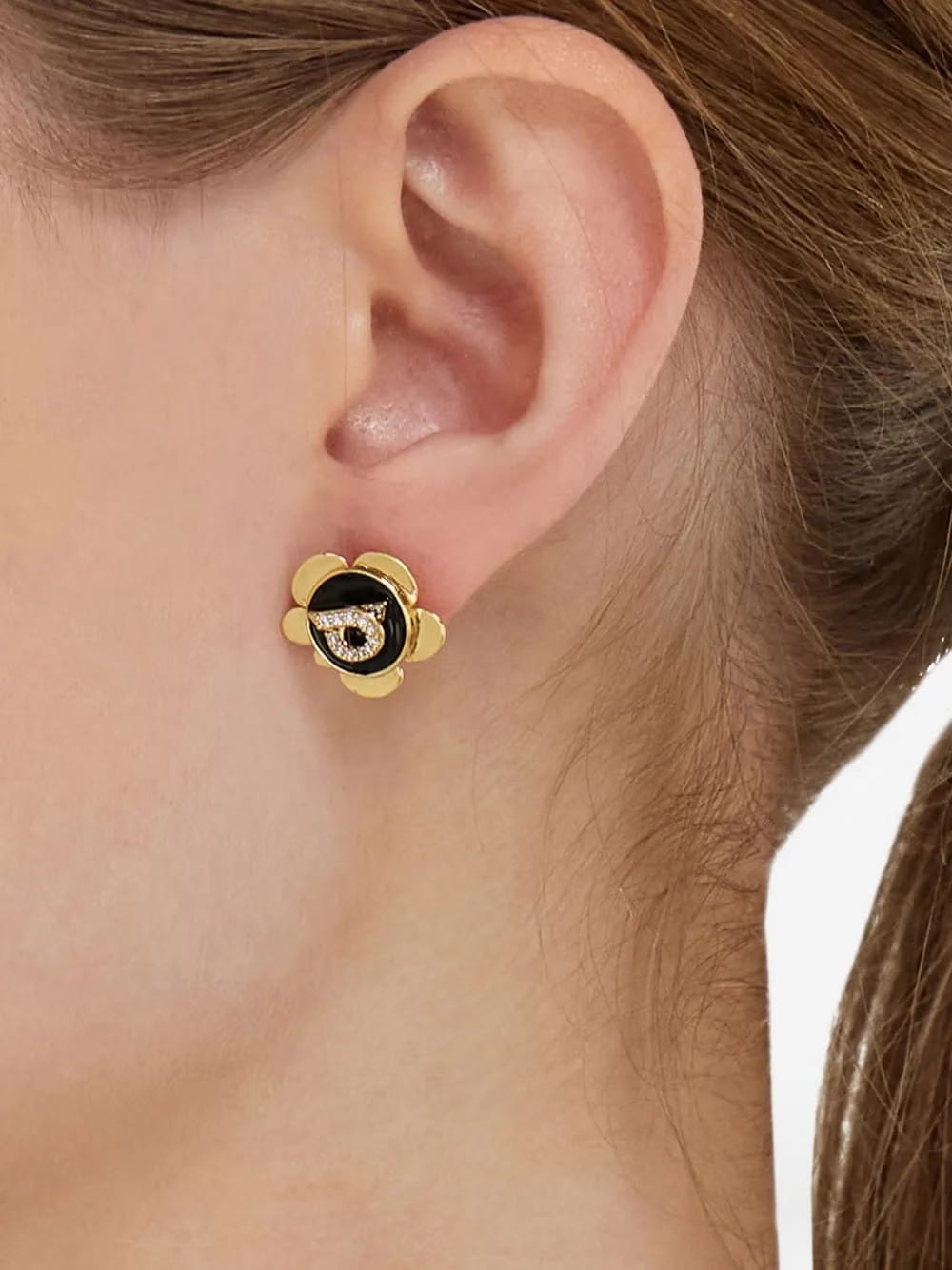 Gancini charm earrings