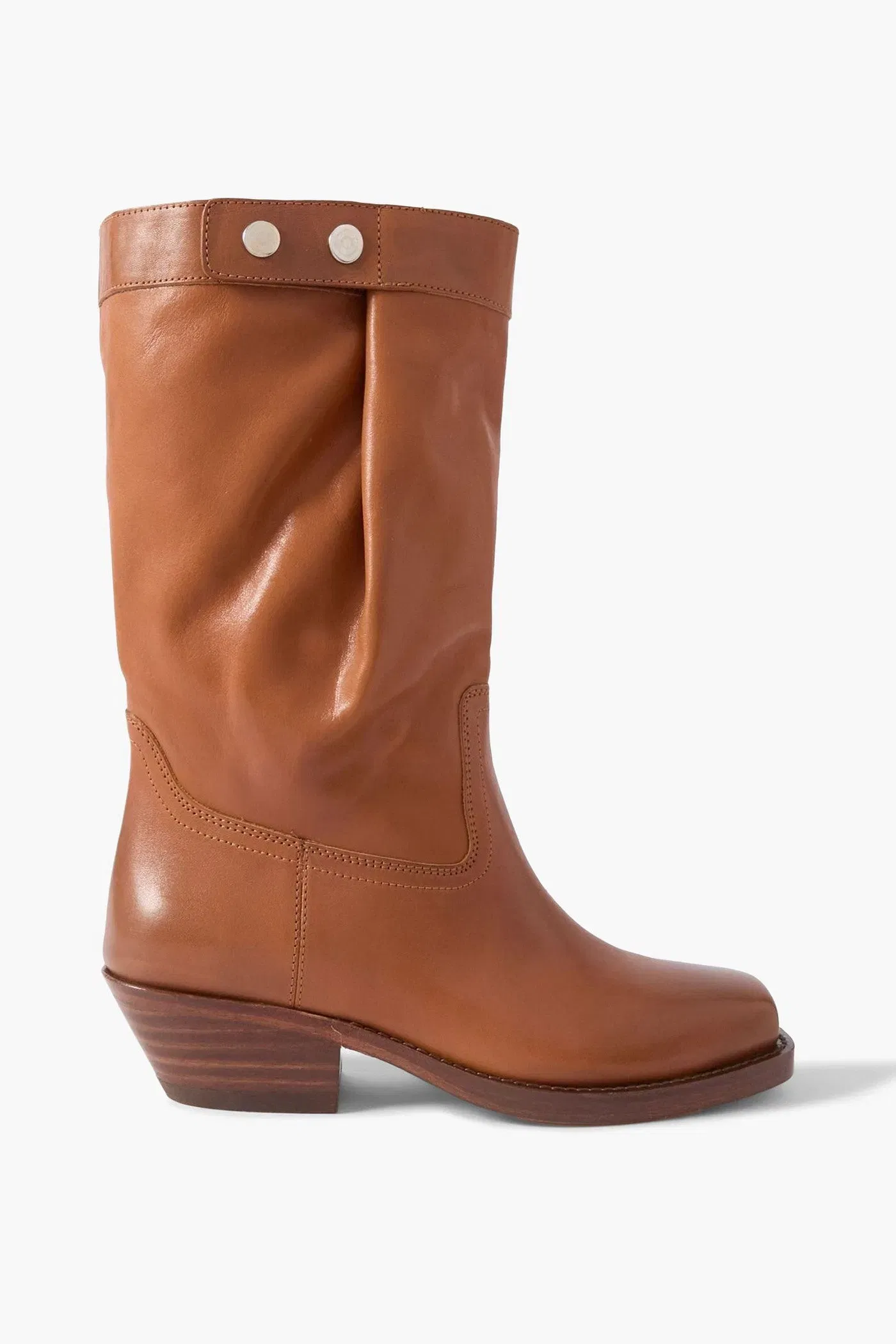 Isabel Marant Ademe Leather Boots Tan Women's