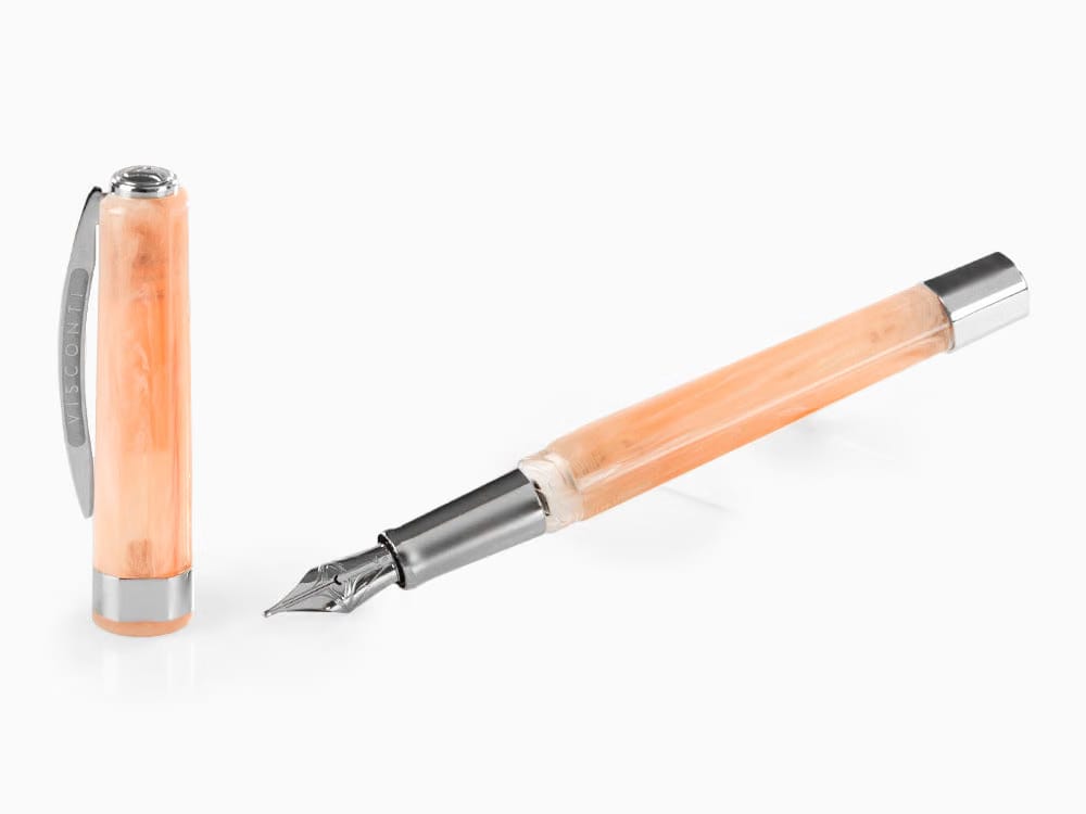 Open Box - Visconti Opera Demo Carousel Cotton Candy Pink Fountain Pen Fine Nib Kp32-05-Fpaf