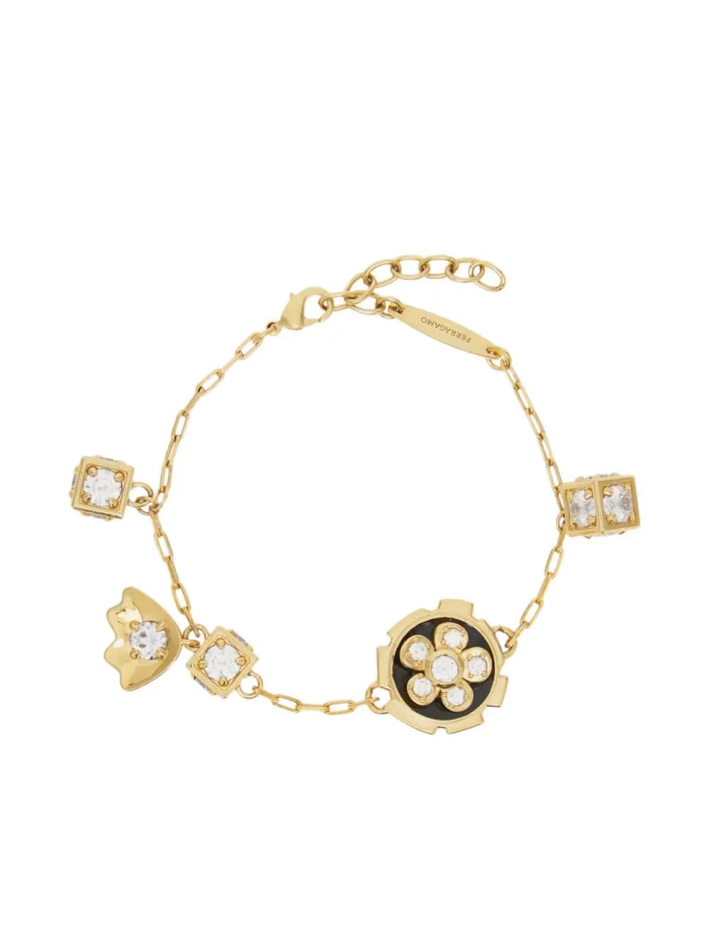 flower-charm bracelet
