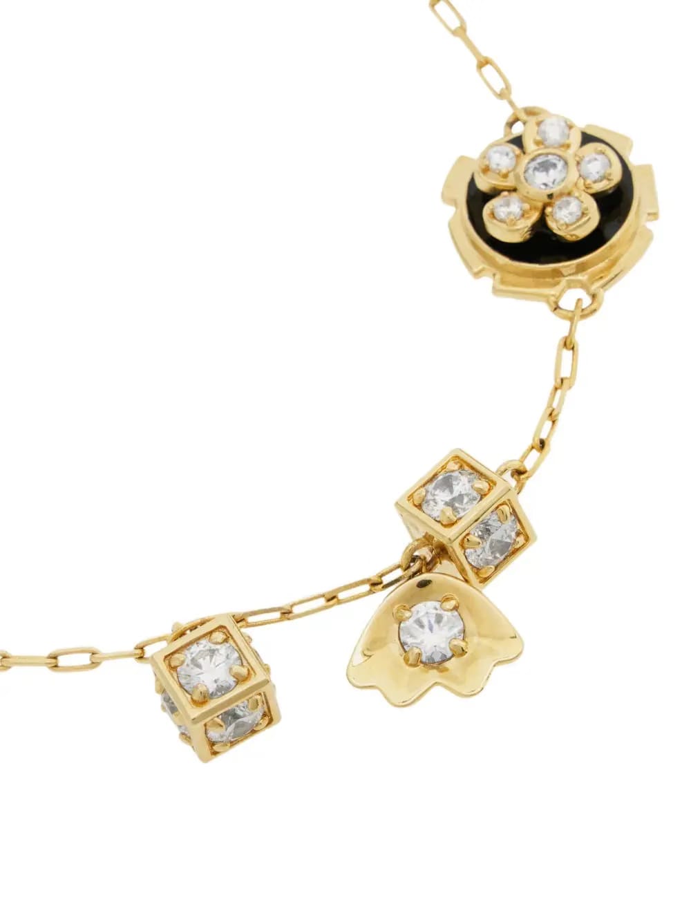 flower-charm bracelet