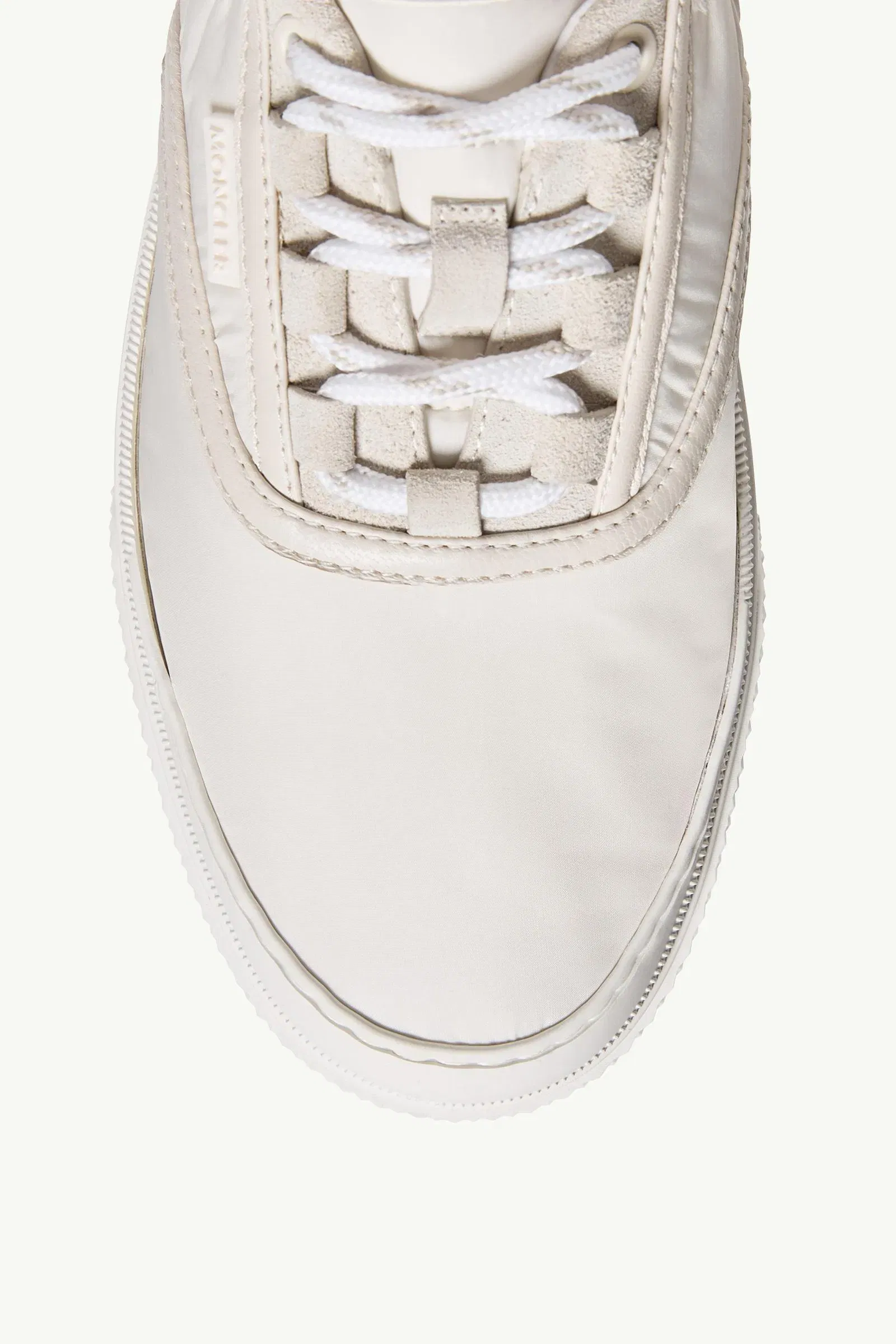 Moncler Vera Leisure Nylon Sneakers Light Beige