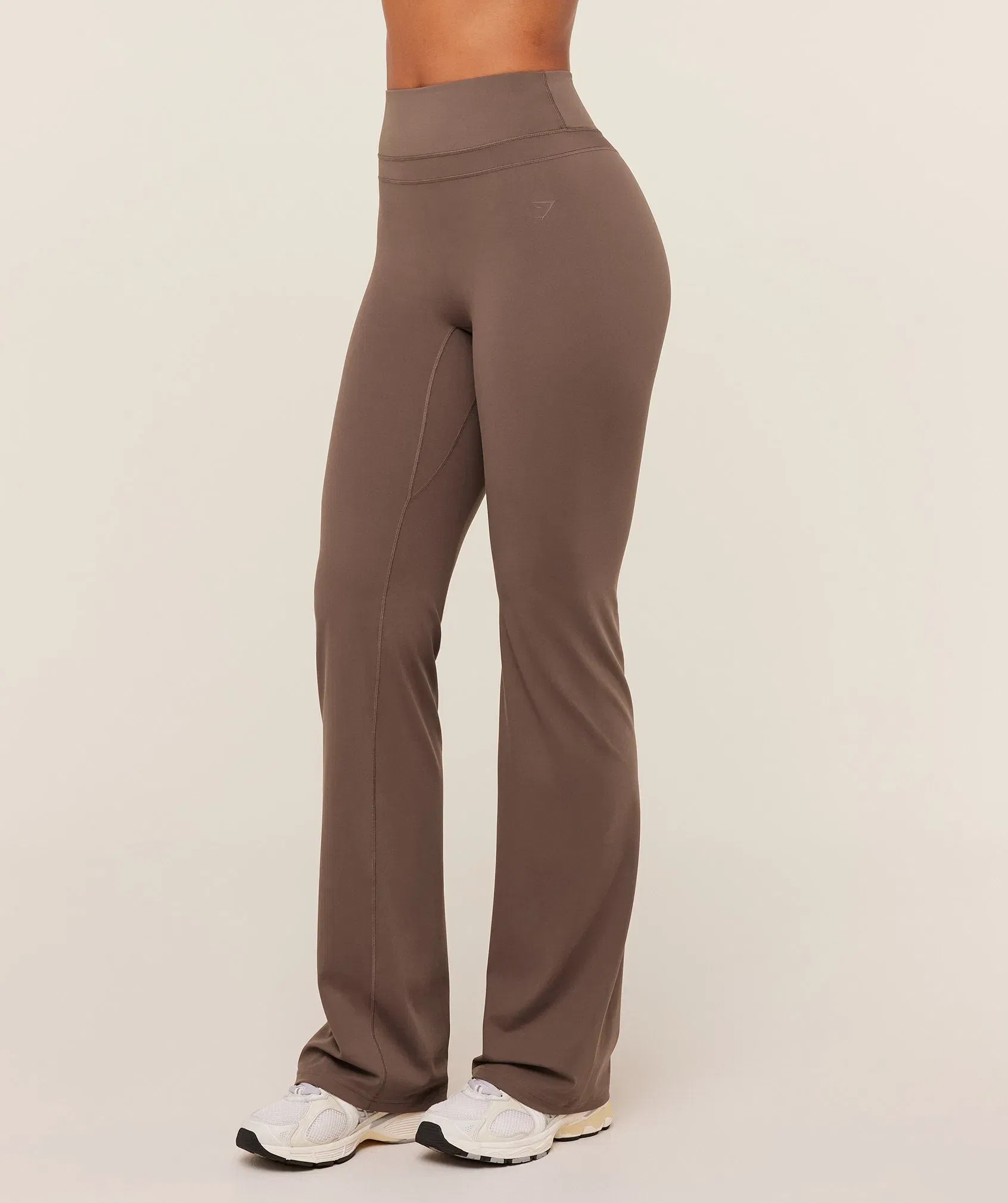 Women's Gymshark Whitney Tall Flared Legging Soft Brown