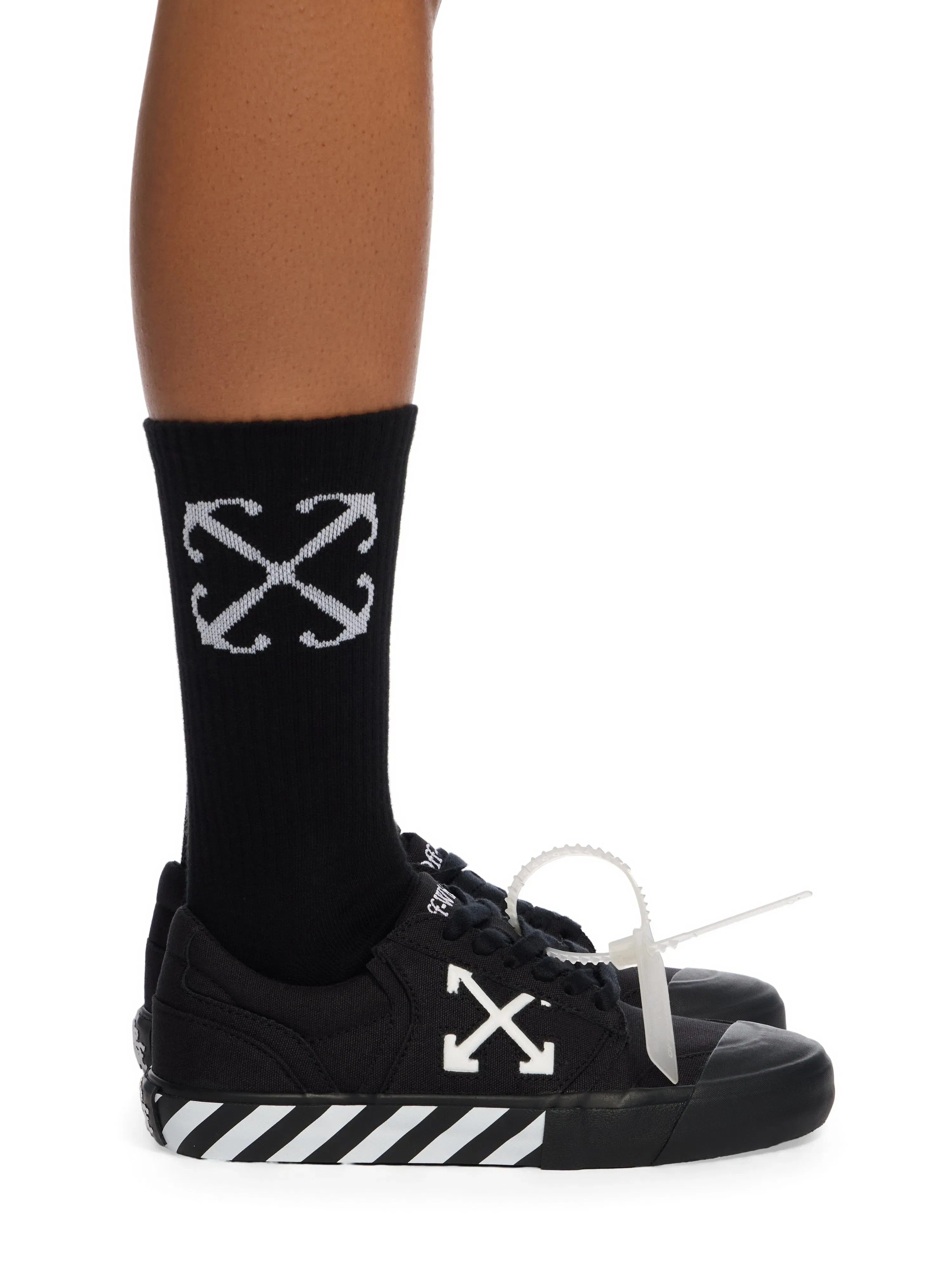 Off-White Vulcanized Undercut Sneakers Womens Black
