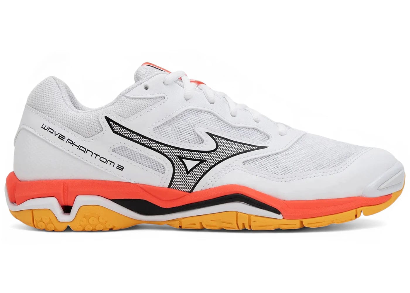 Mizuno Wave Phantom 3 White Fiery Coral 2 Citrus