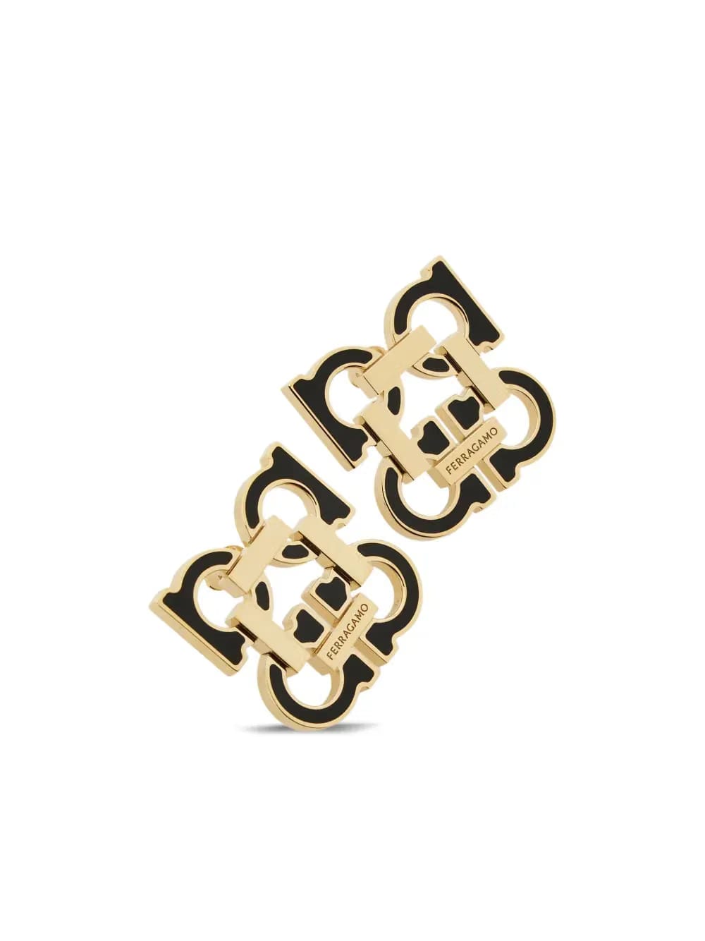 Four Gancini earrings